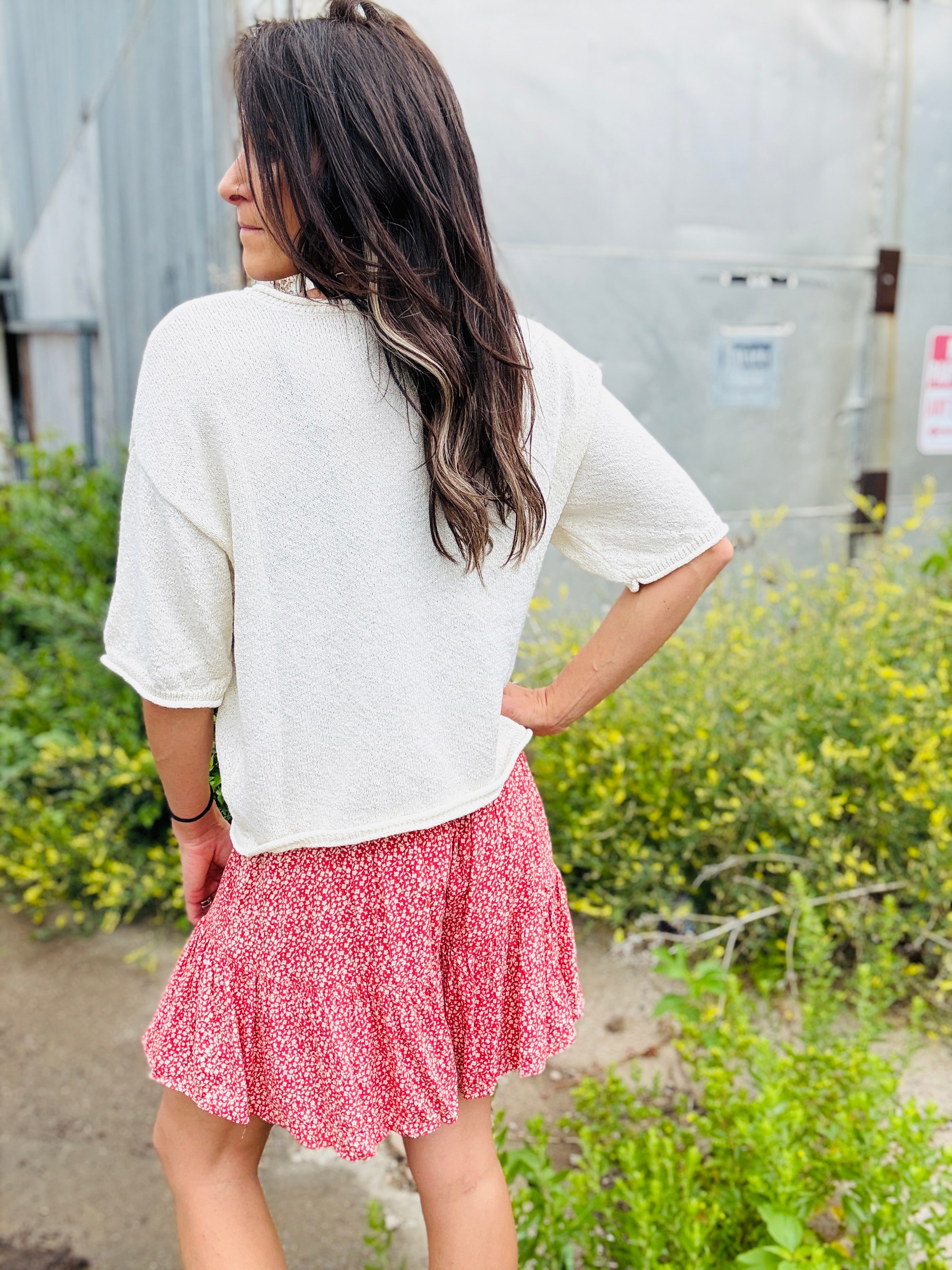 Hannah SS Sweater