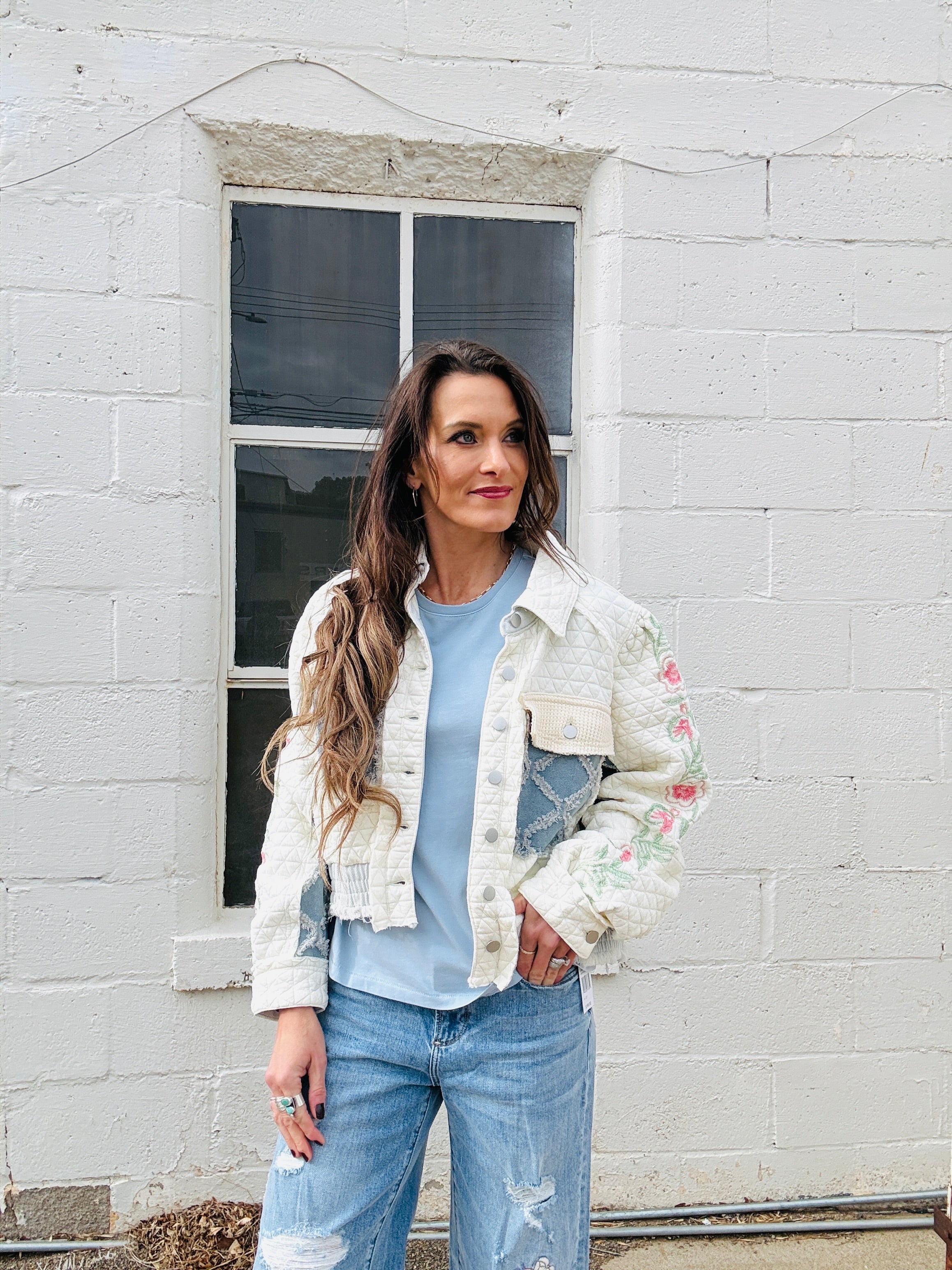 Vintage Washed Quilted Jacket