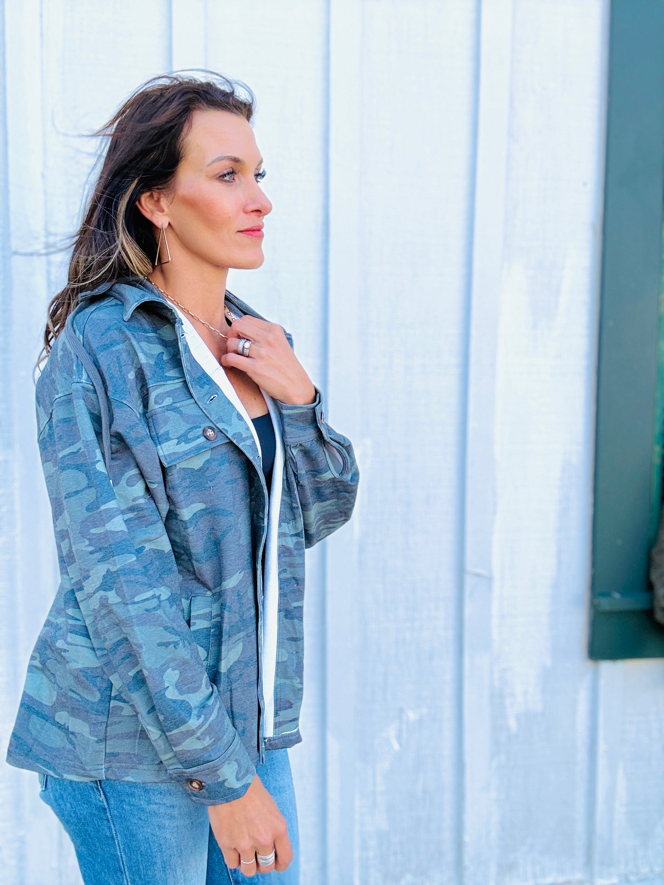 Birdie Hooded Shacket