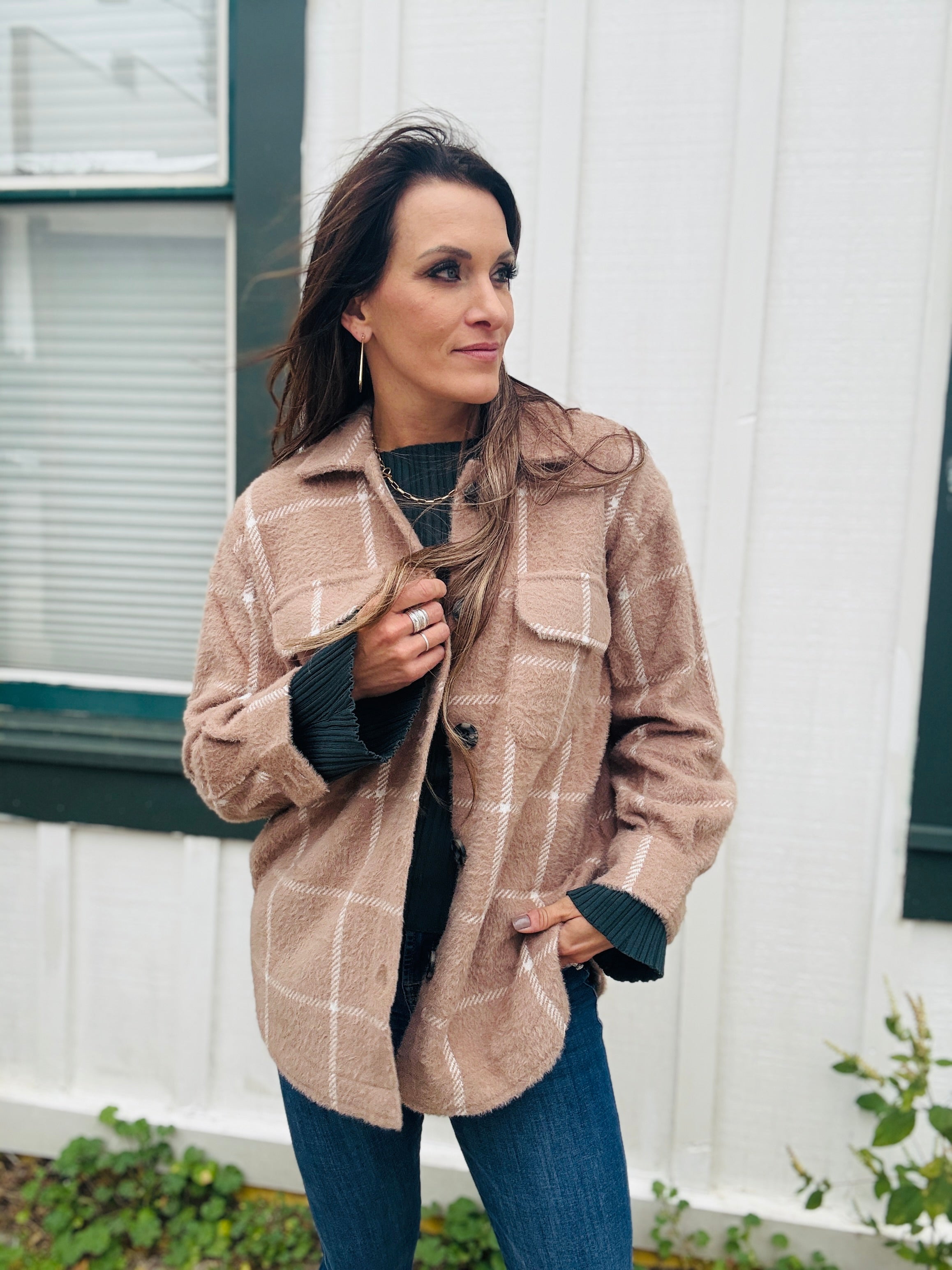 Z SUPPLY Plaid Tucker Jacket