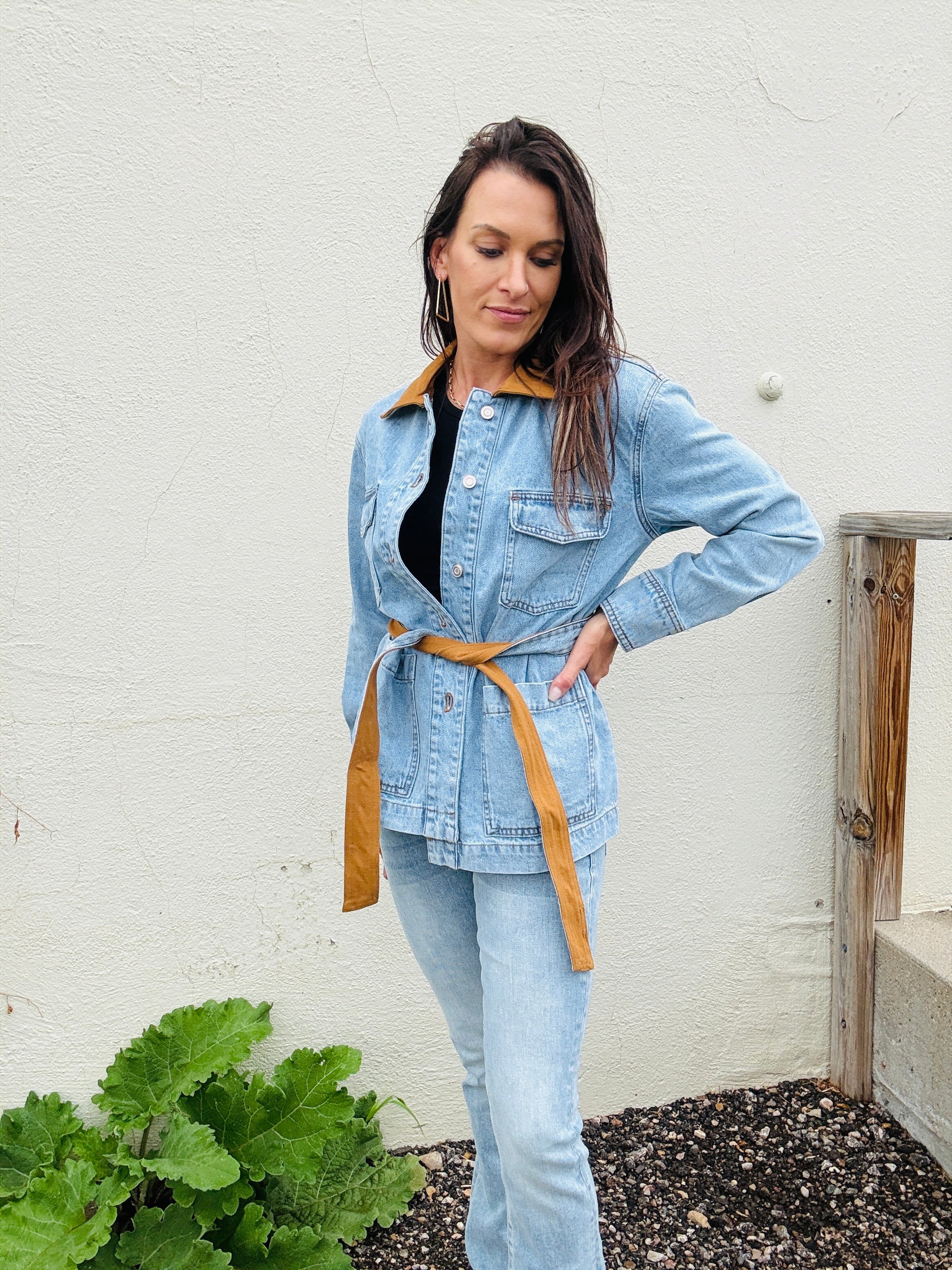Elan Tie Waist Barn Jacket
