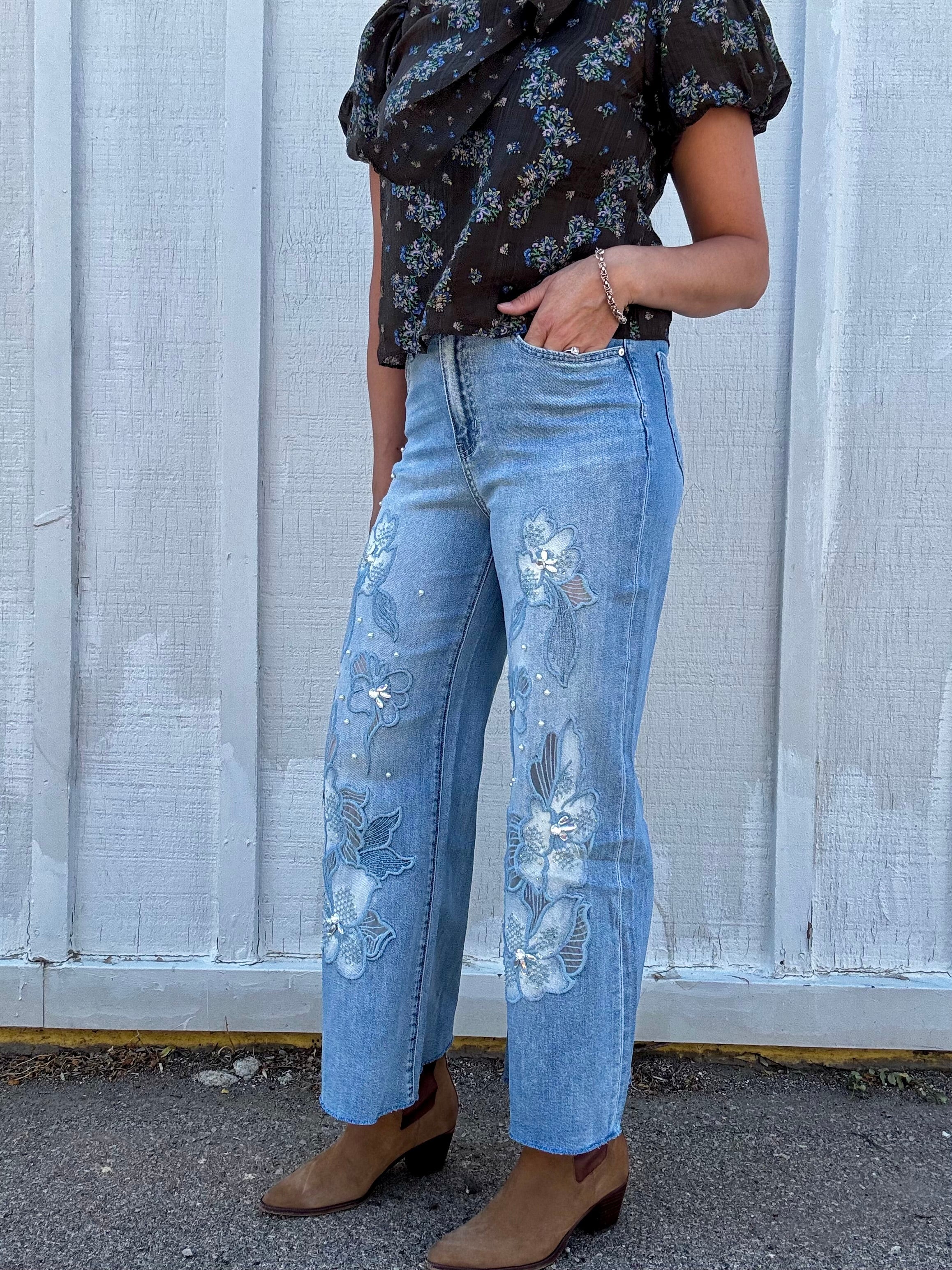 Flower & Pearl SHR WL Jean