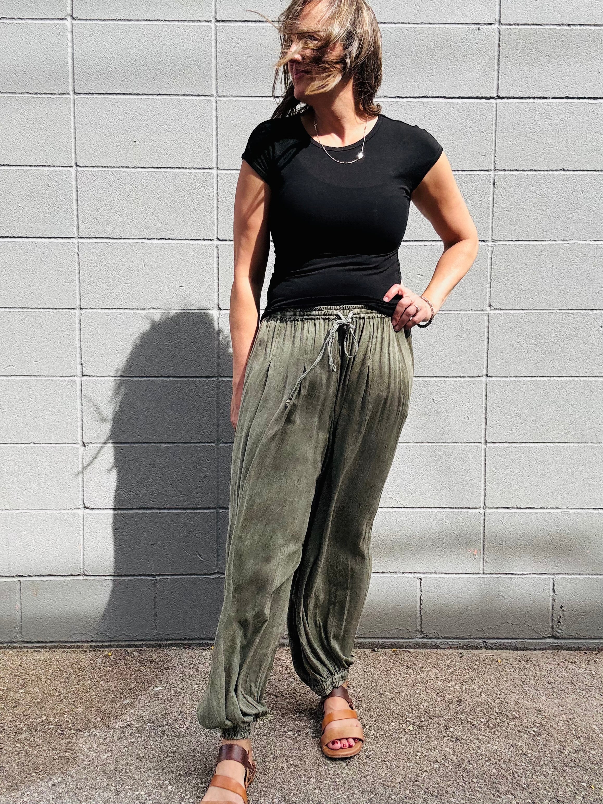 Desert Bloom Drawstring Pant