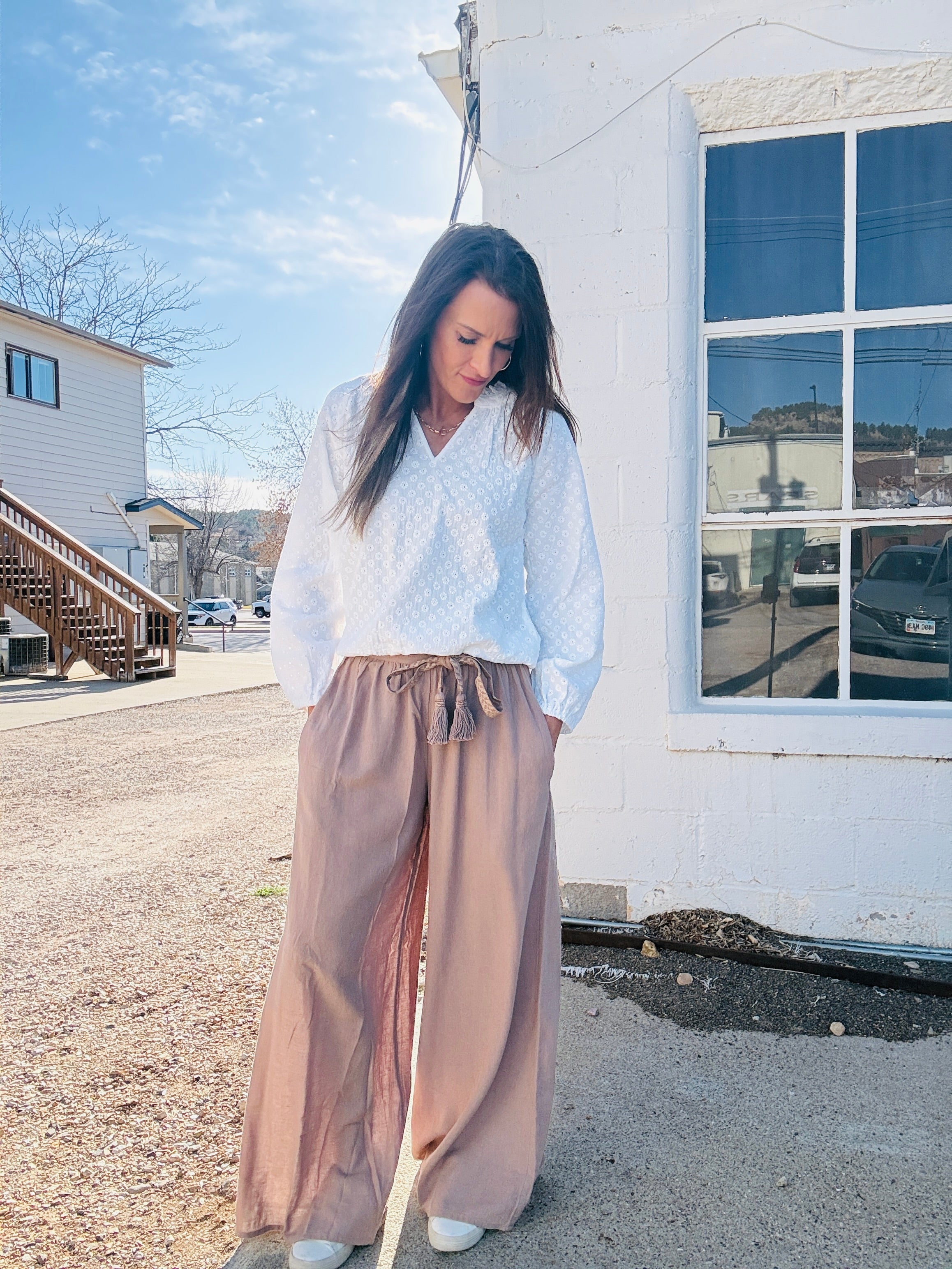 Elan Flair Tie Pants