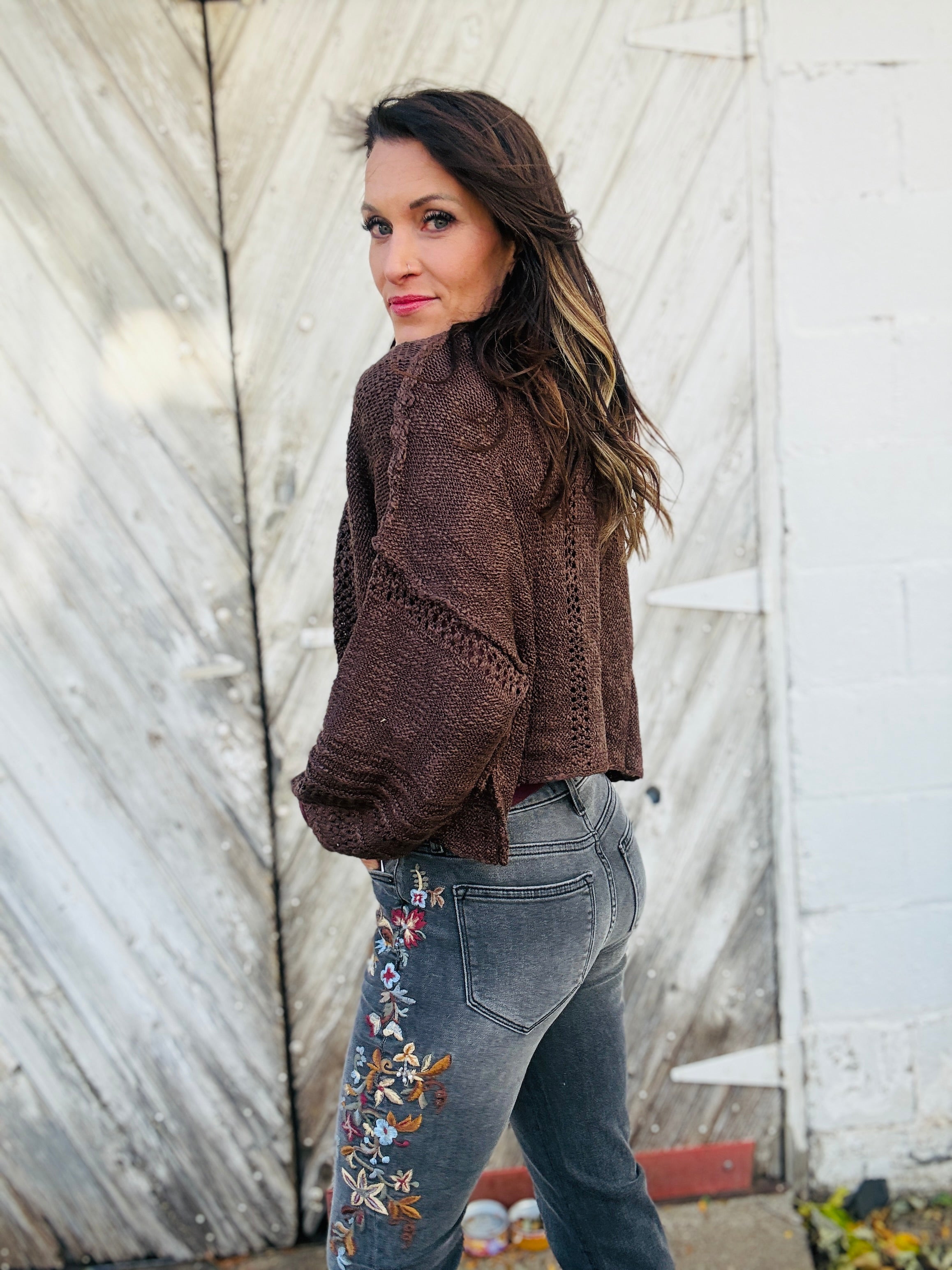 Nicole Knit V-neck Cardigan