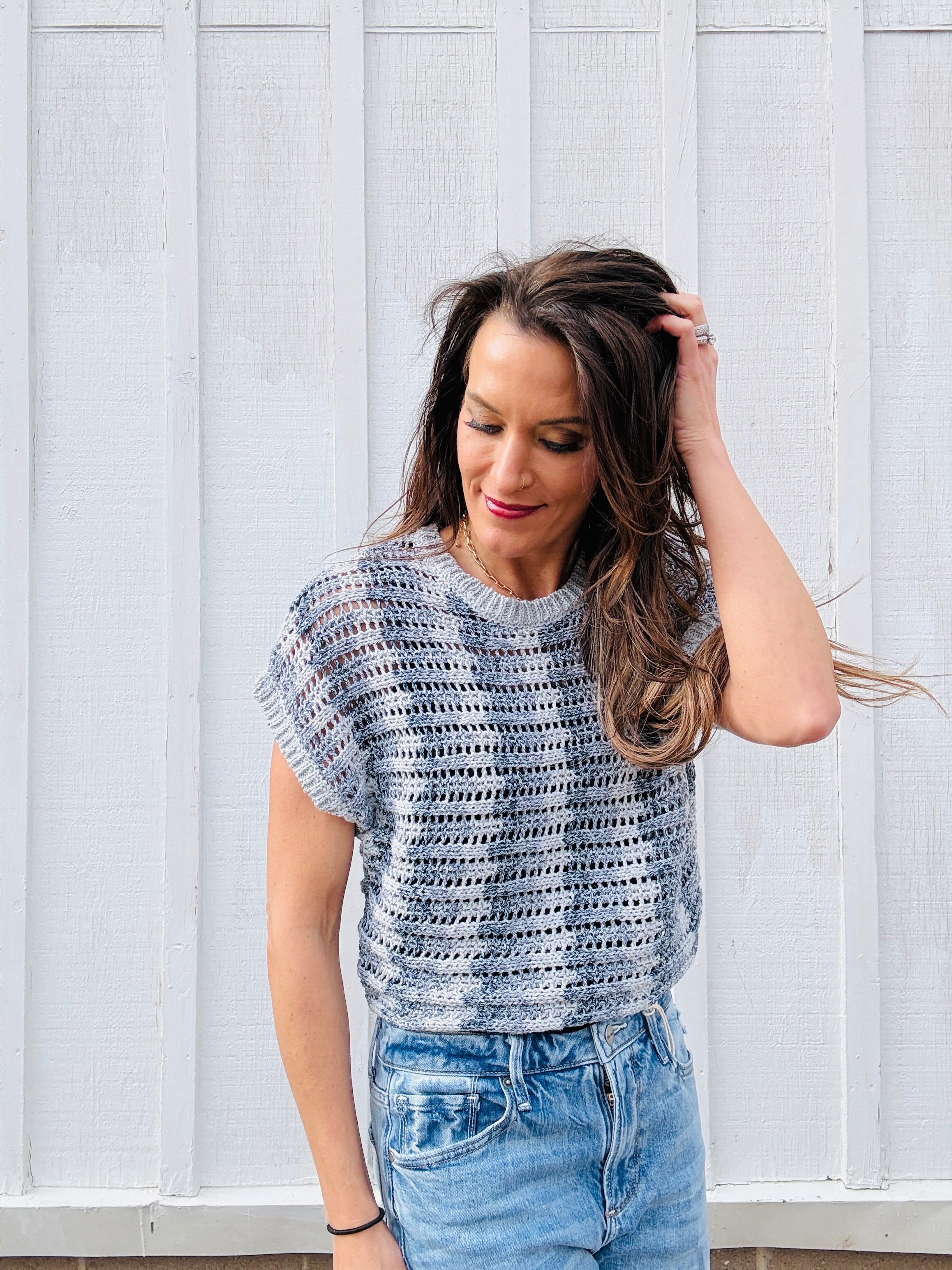 Z Supply Ballast Crochet Sweater