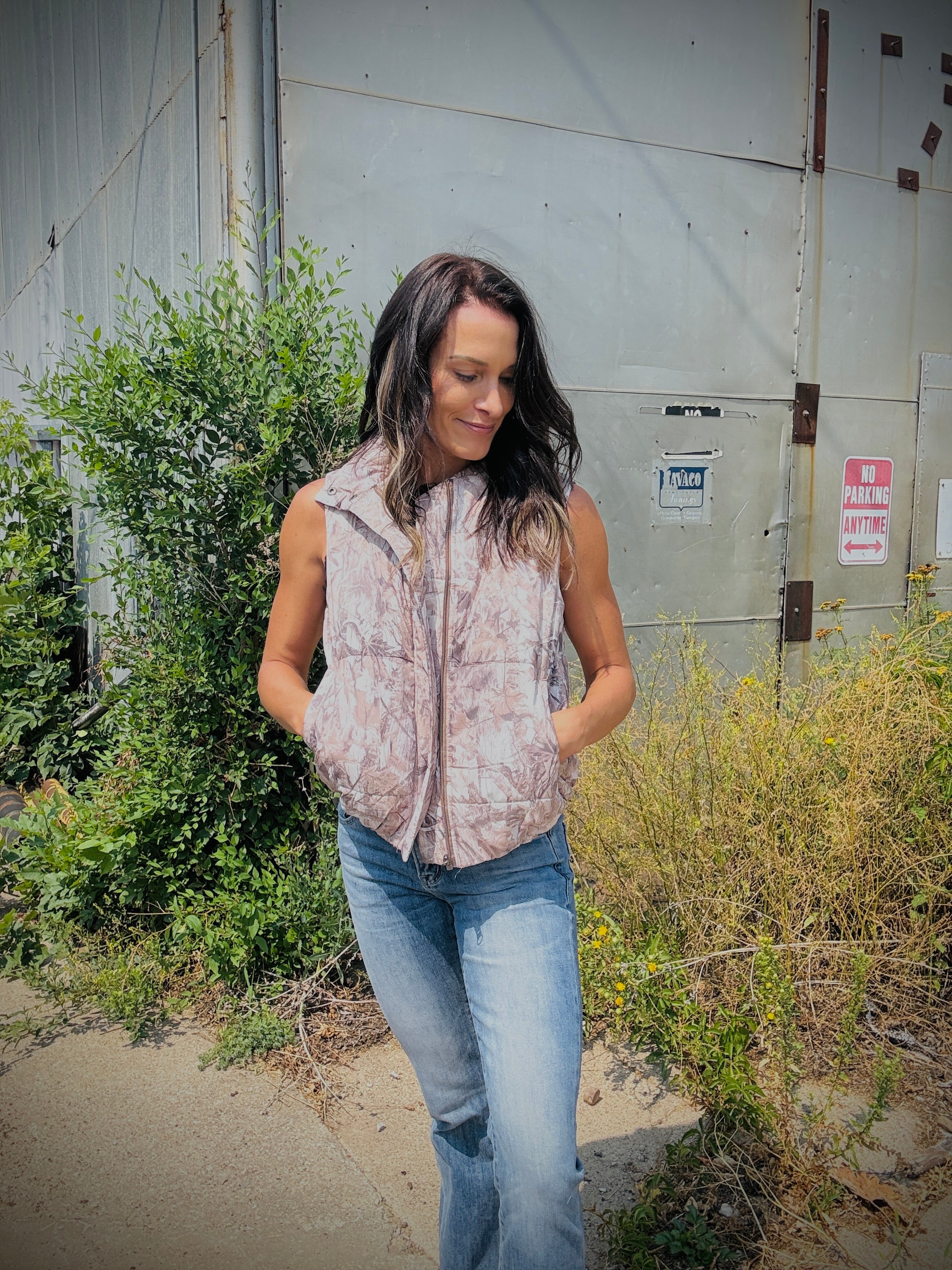 BIRDIE Camo Puffer Vest