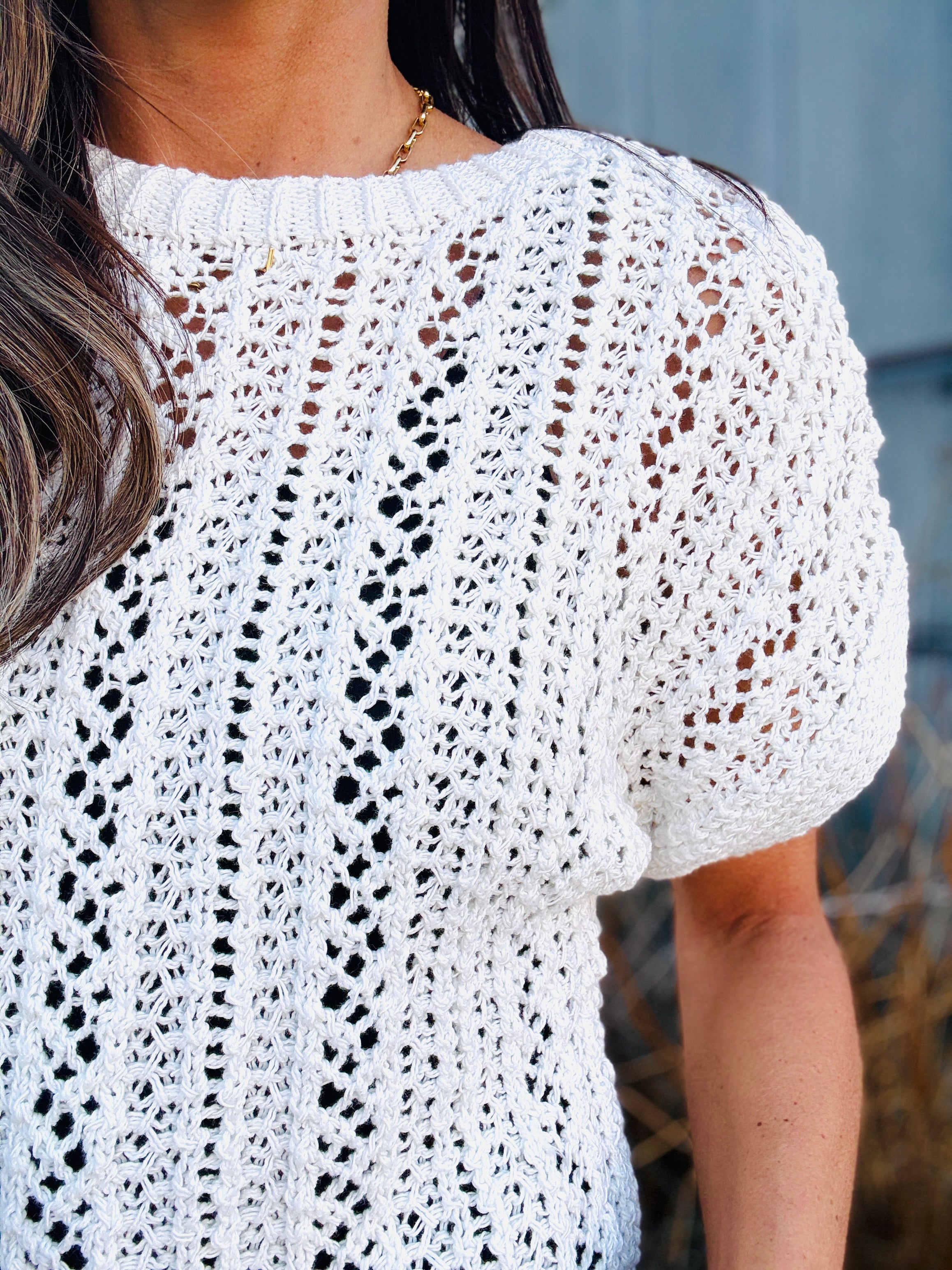 Z Supply Ballast Crochet Top