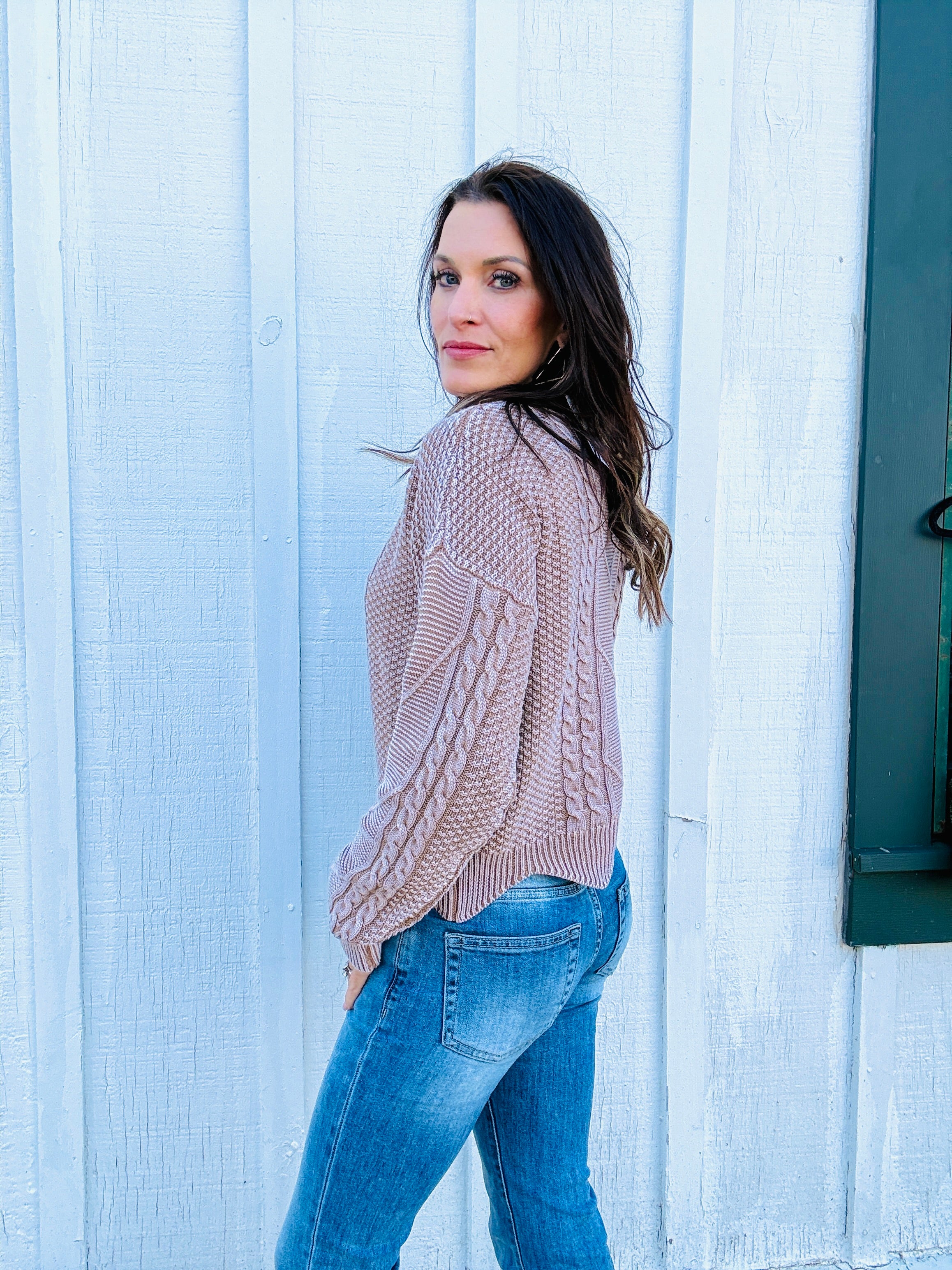 Verity Textured Knit Sweater