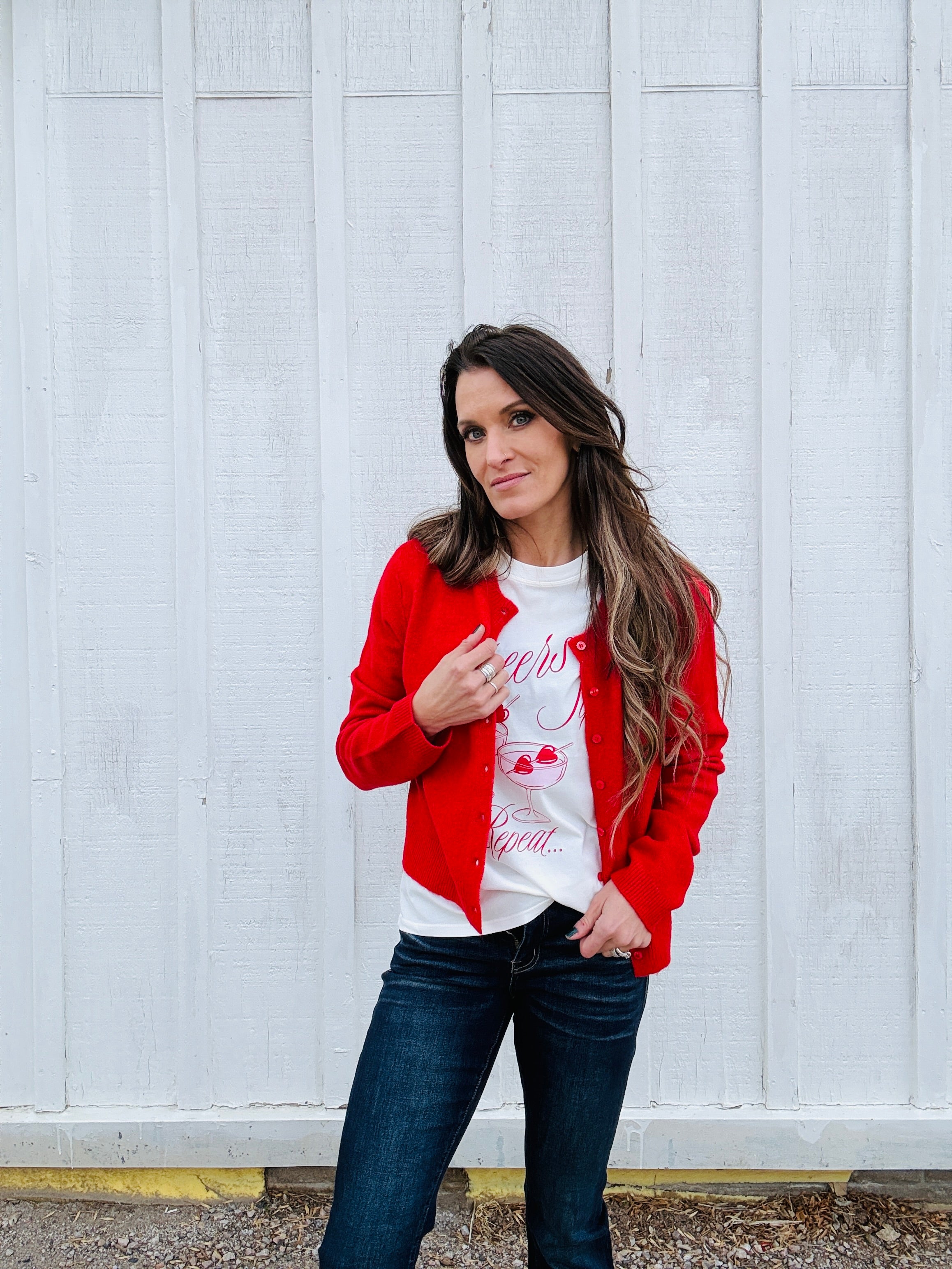 Z Supply Cheers Boyfriend Tee