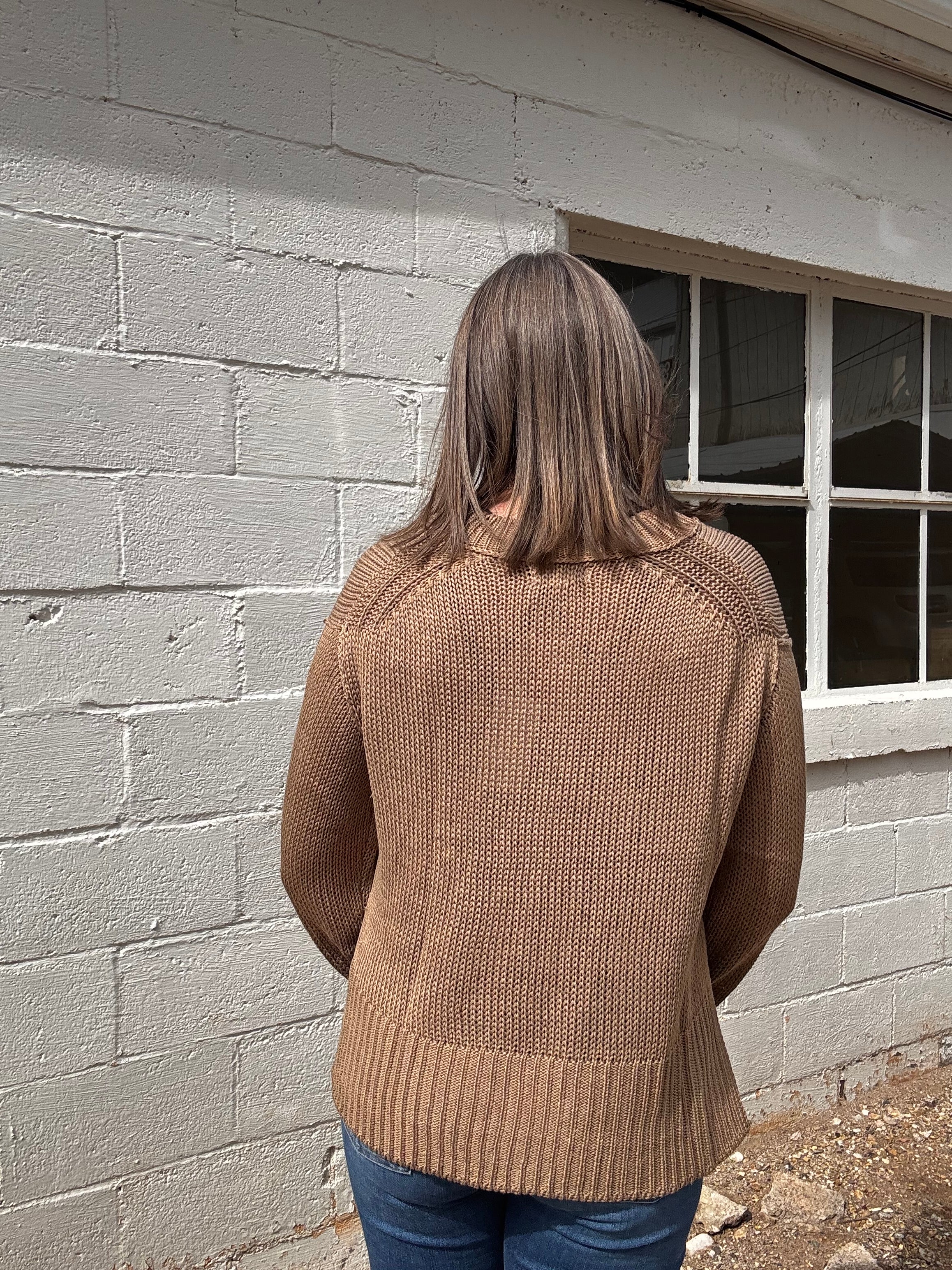 ELAN Margot Ribbed Sweater