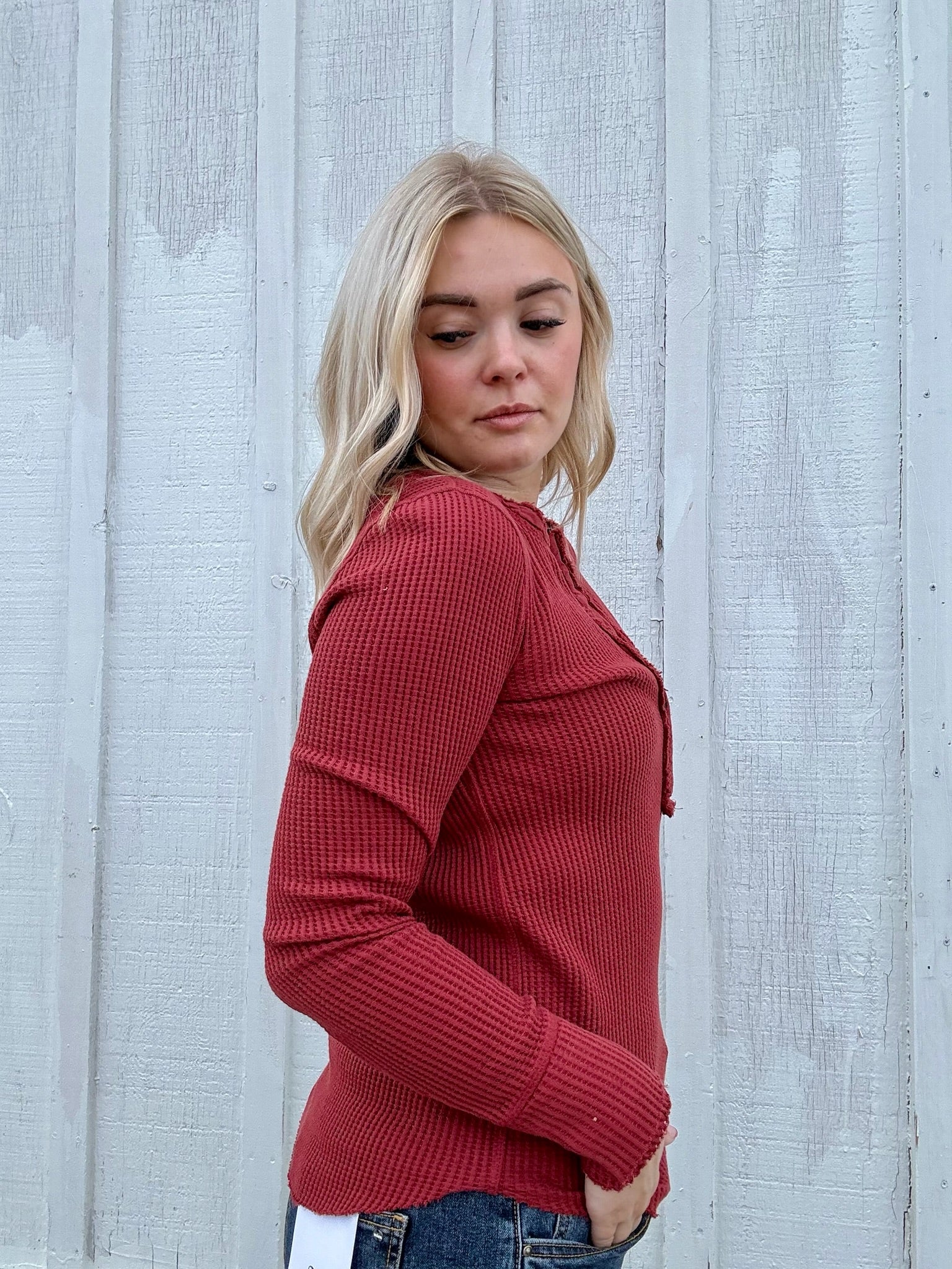 Dylan Brooks Button Top