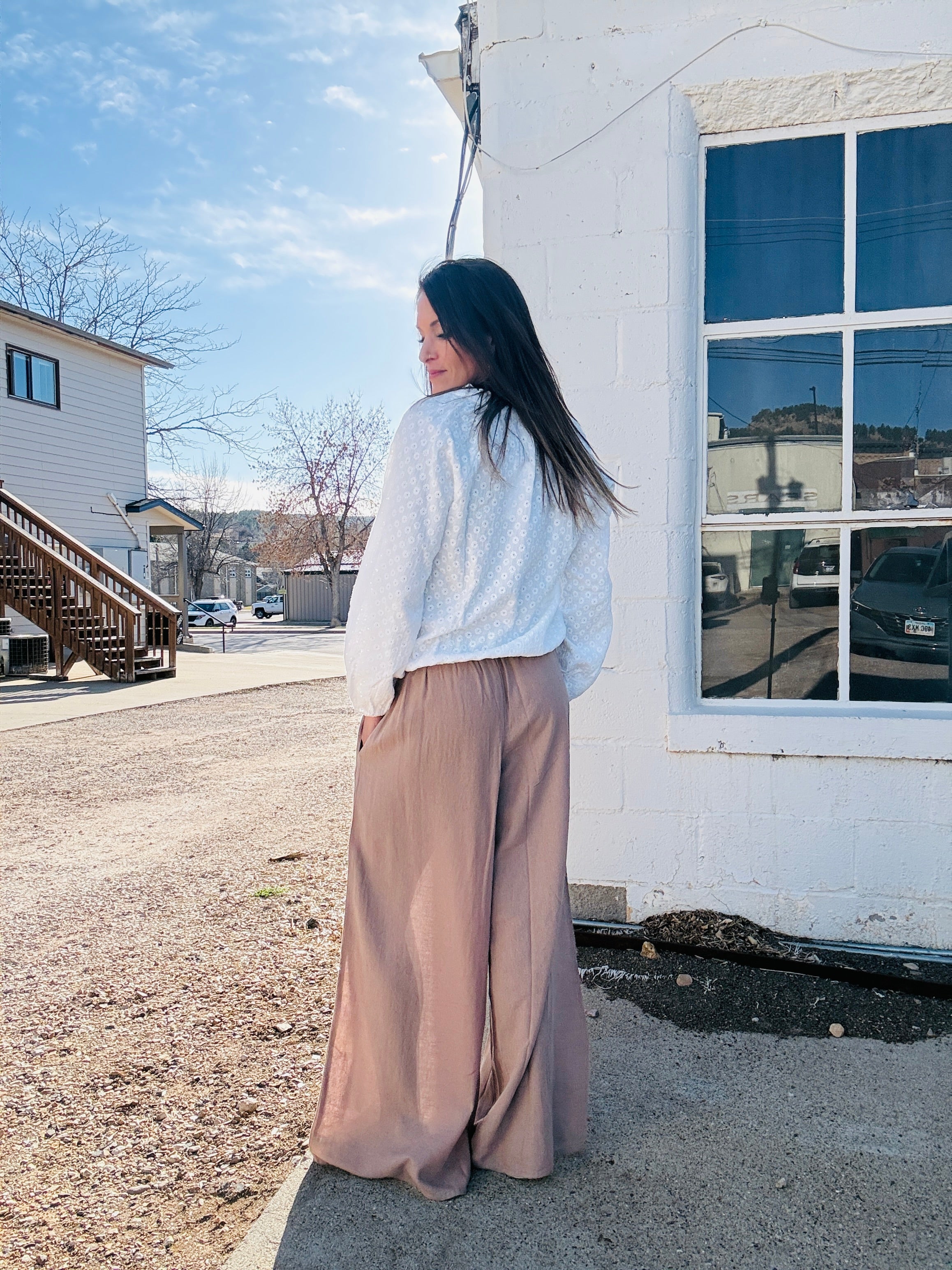 Elan Flair Tie Pants