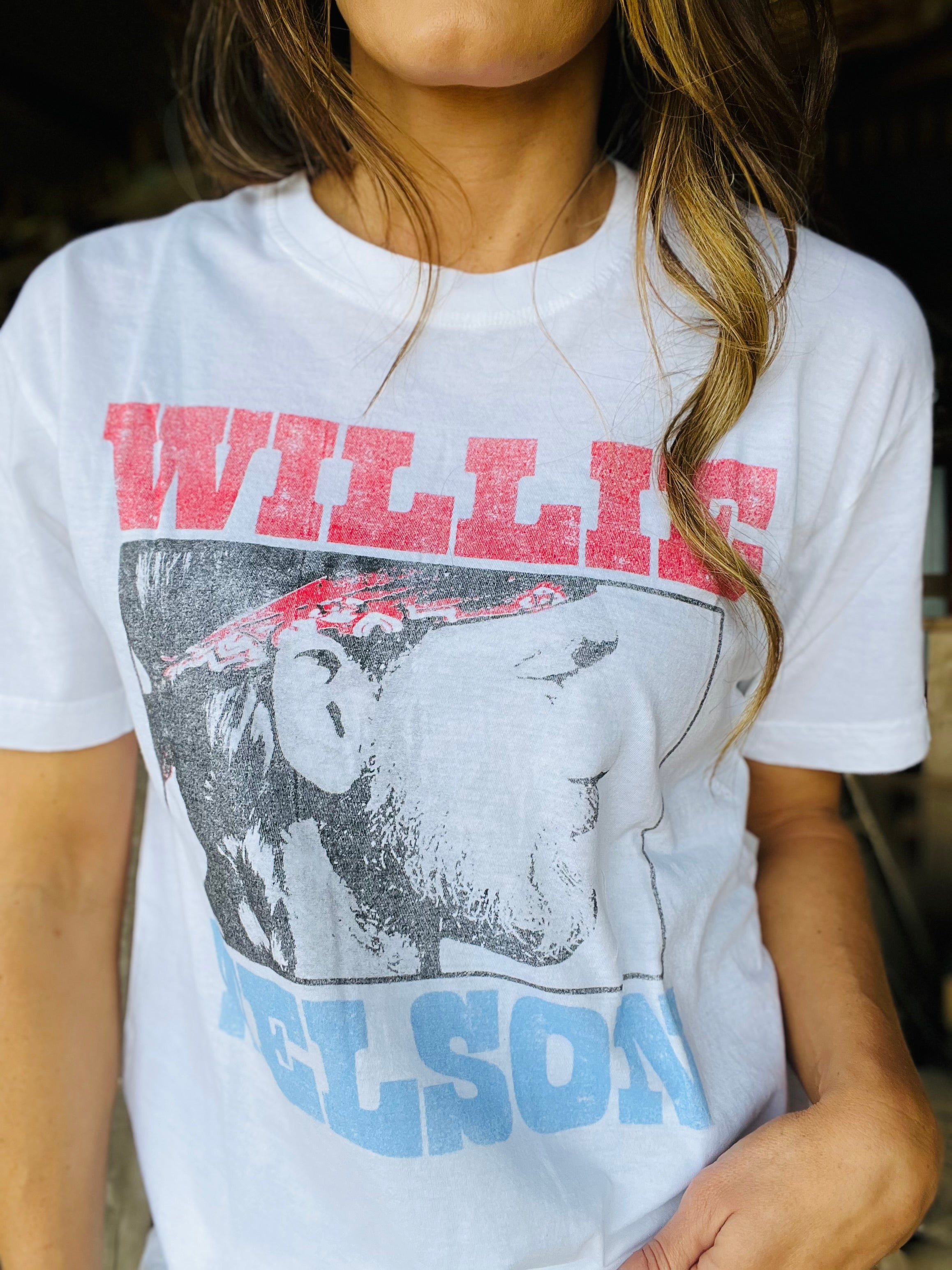 Willie Nelson Faded Tee