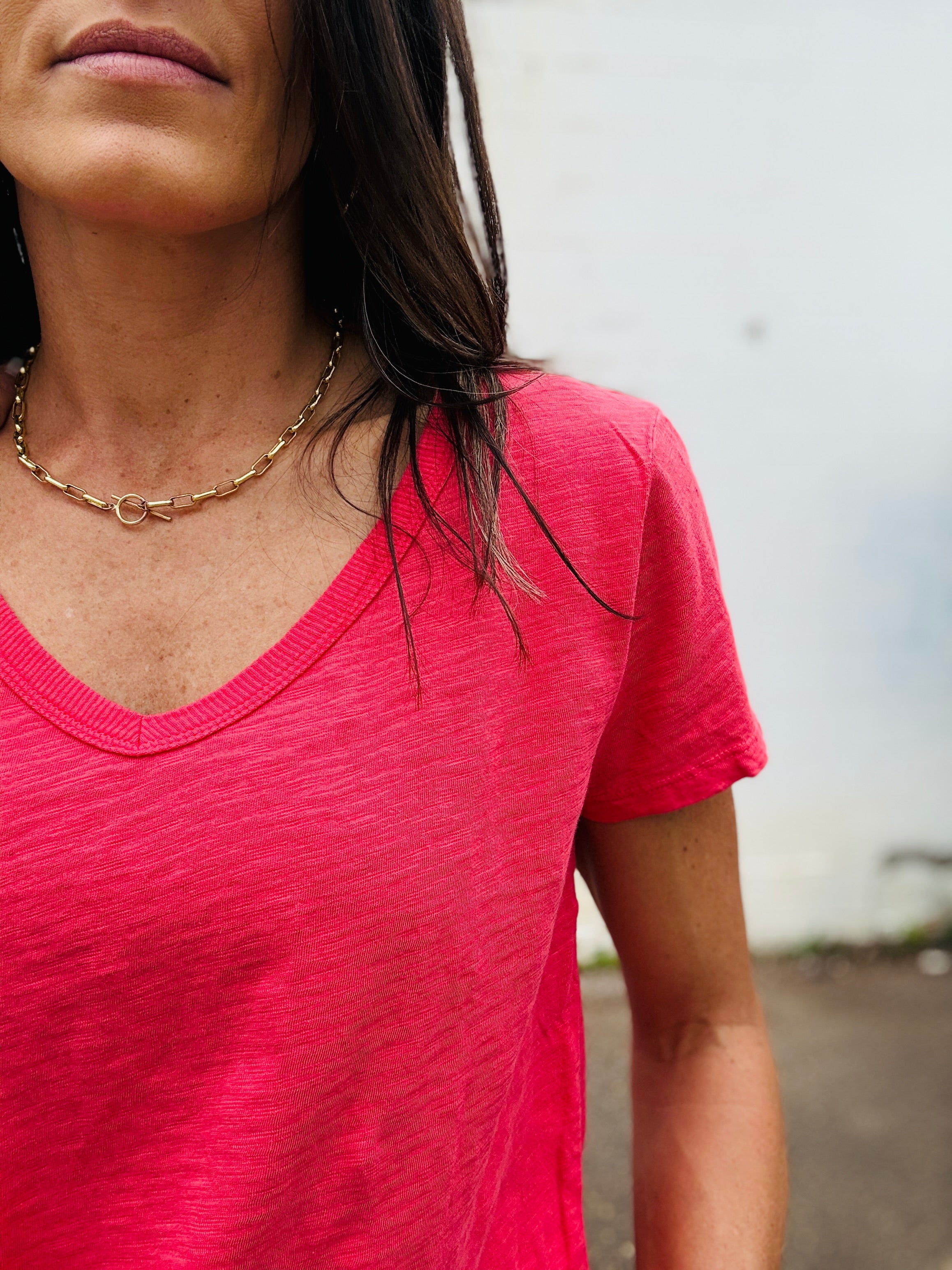Dylan Deep V-Tee