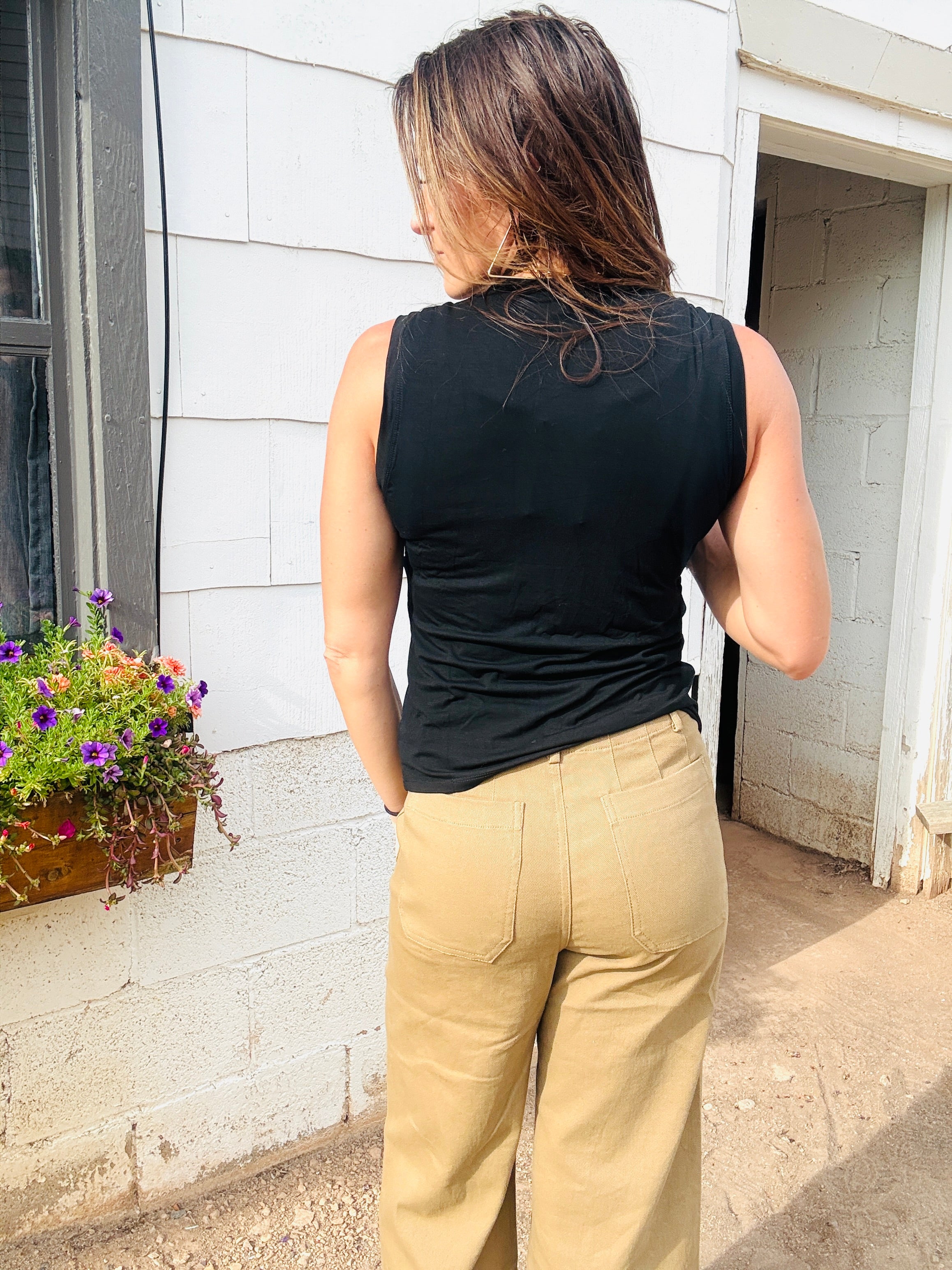 ELAN Drapey Tank Top