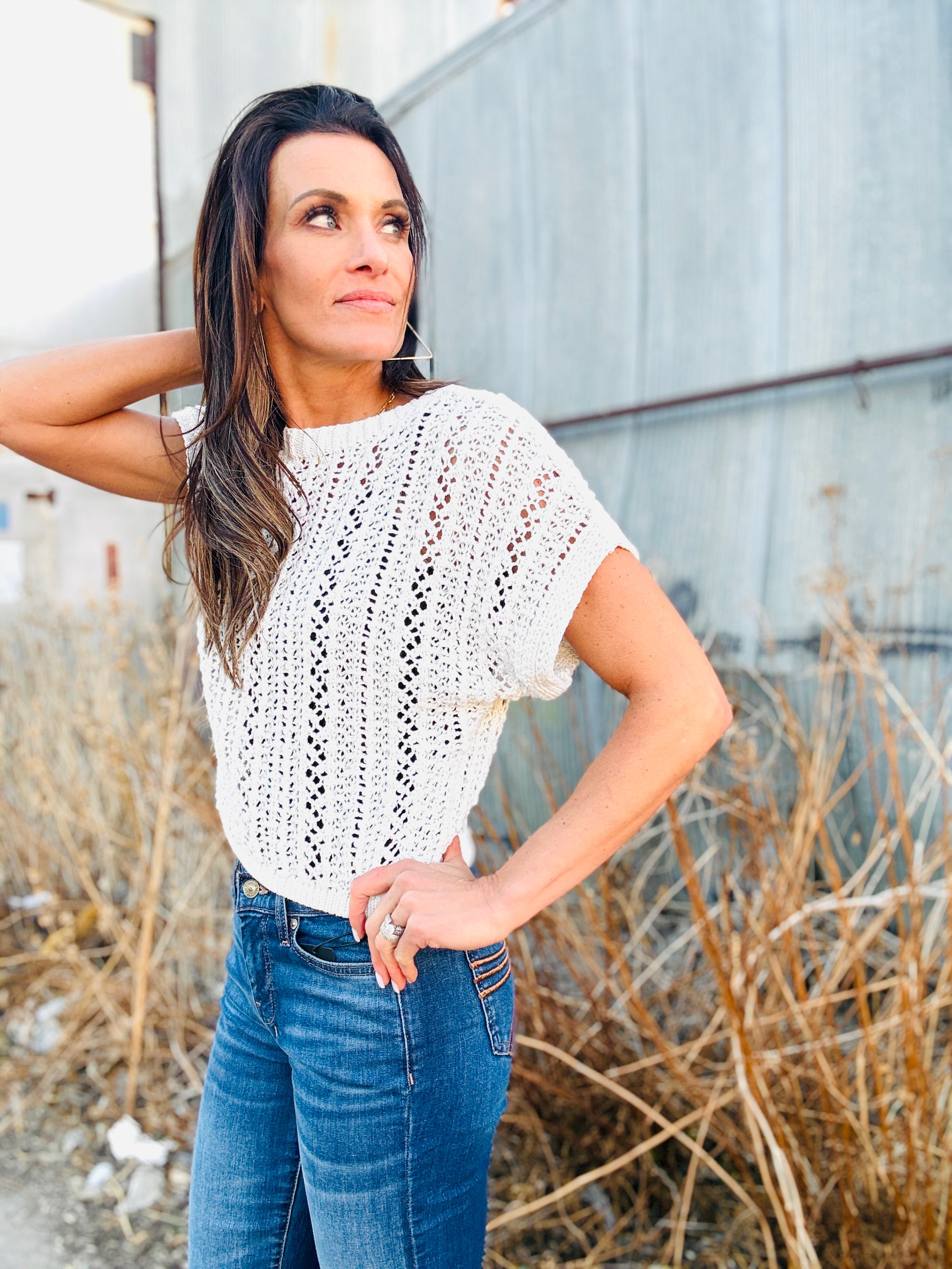 Z Supply Ballast Crochet Top