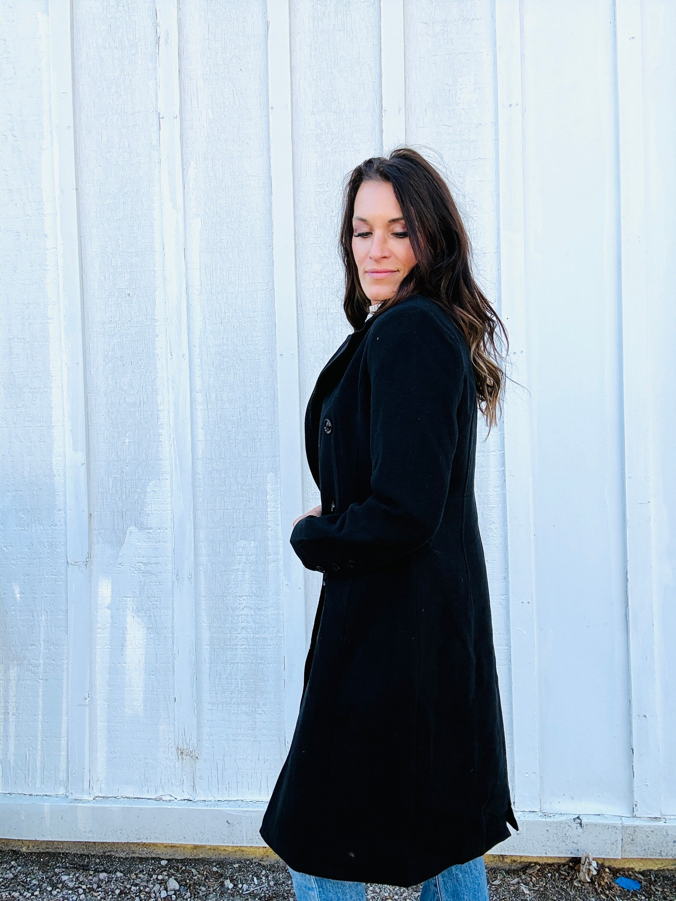 Brooklyn Oversized Twill Coat