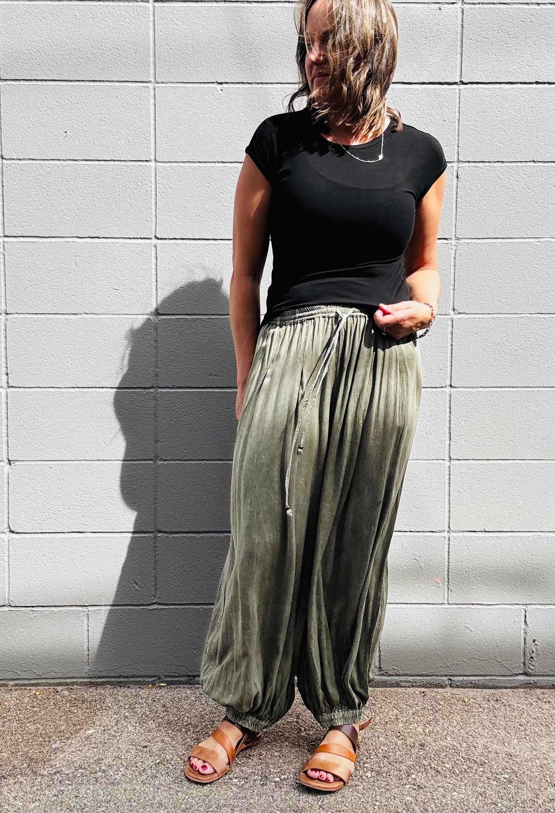 Desert Bloom Drawstring Pant
