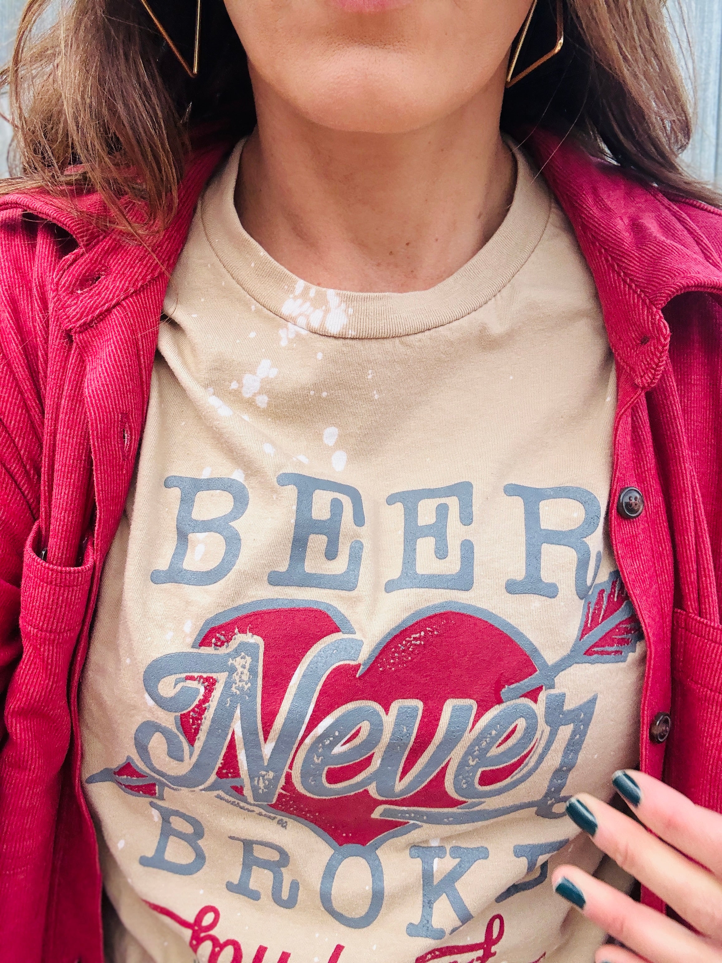 Beer Never Broke My Heart Tee