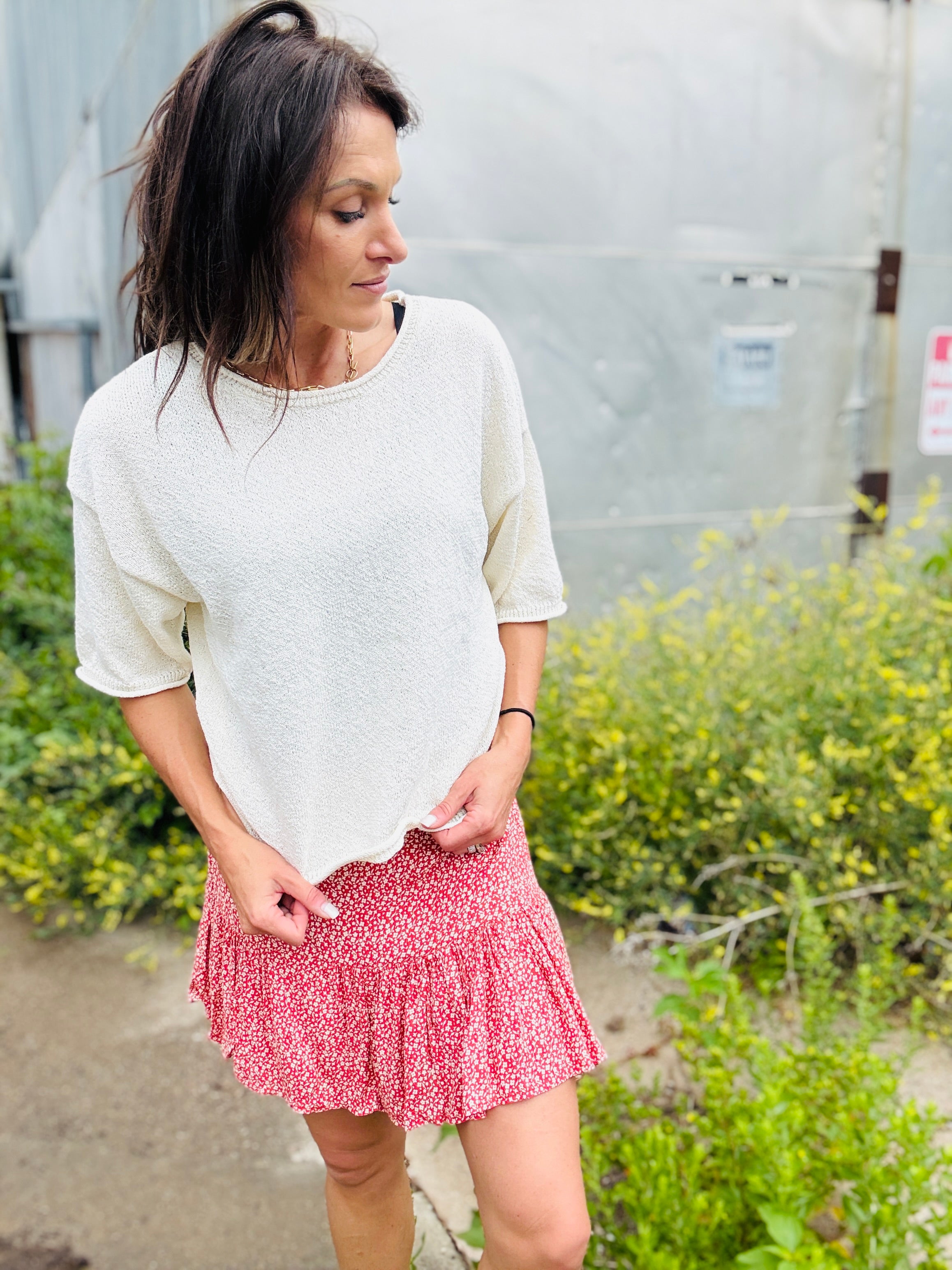 Hannah SS Sweater