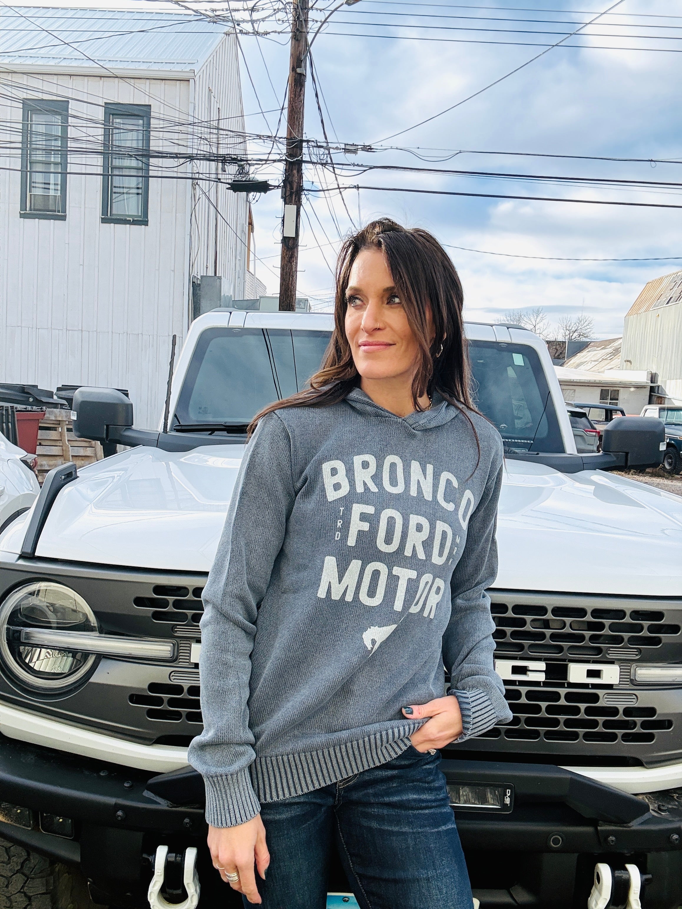 American Needle Bronco Sweater Hoodie