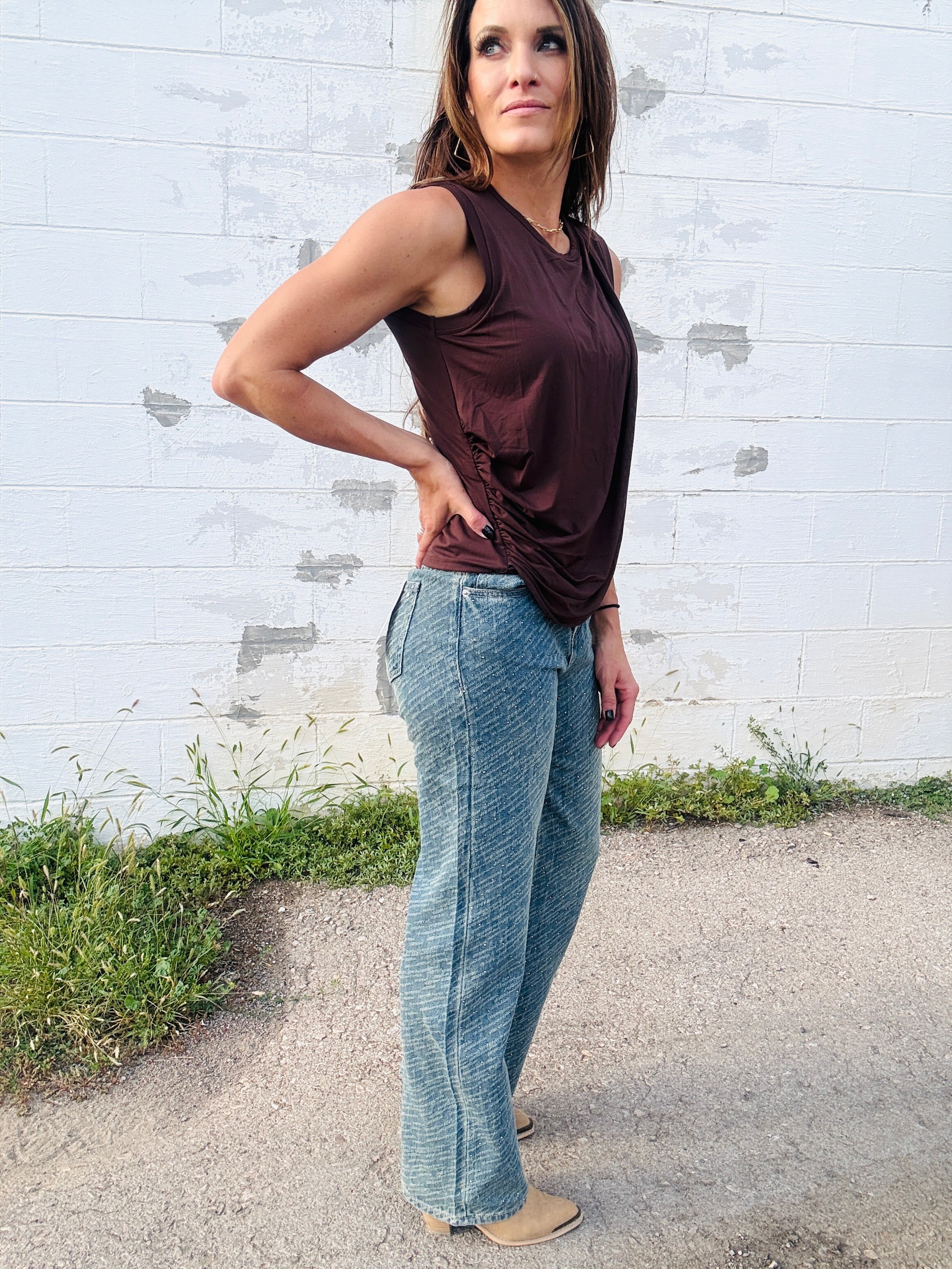 ELAN Drapey Tank Top