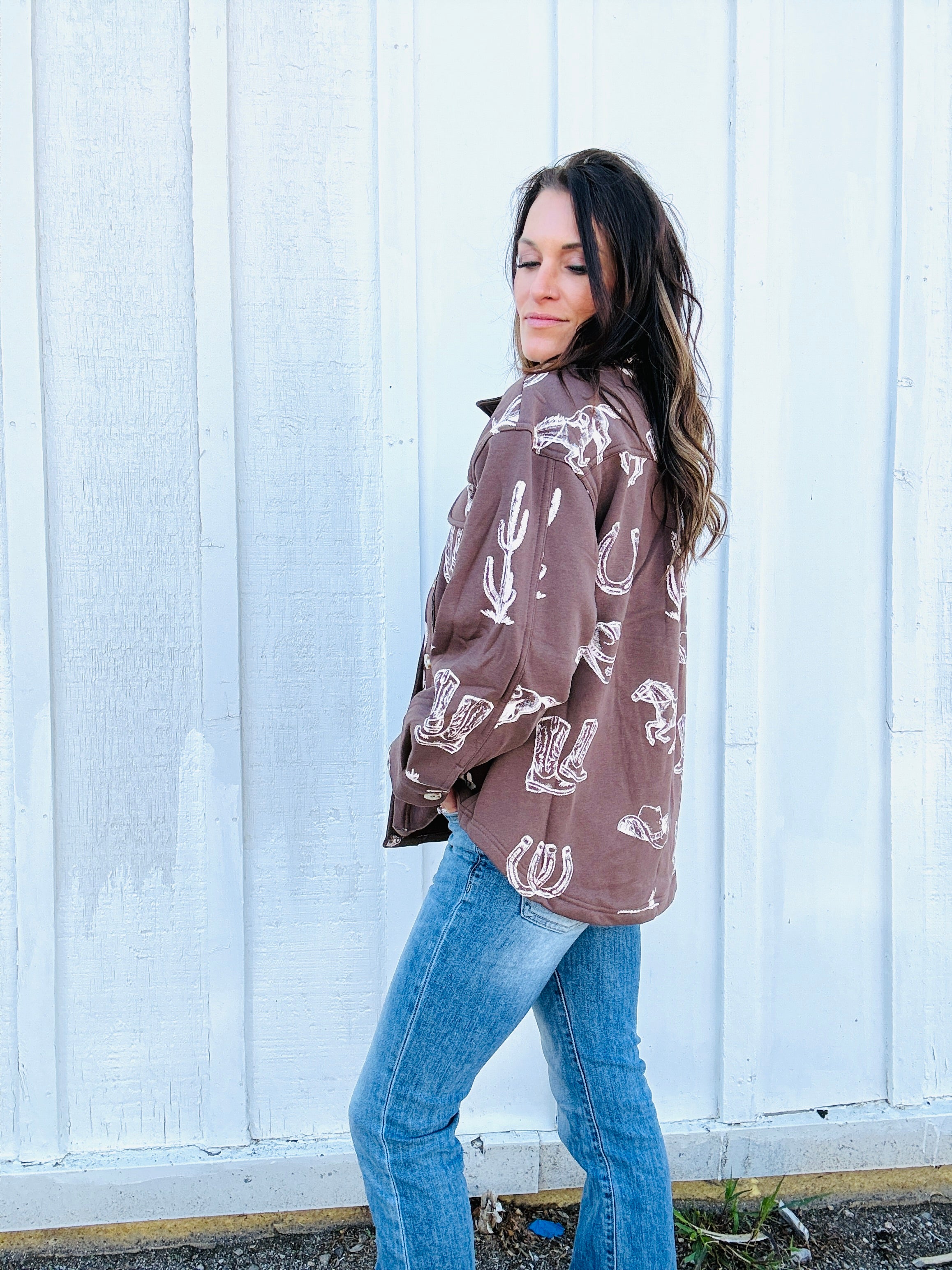 Cody Western Print Shacket