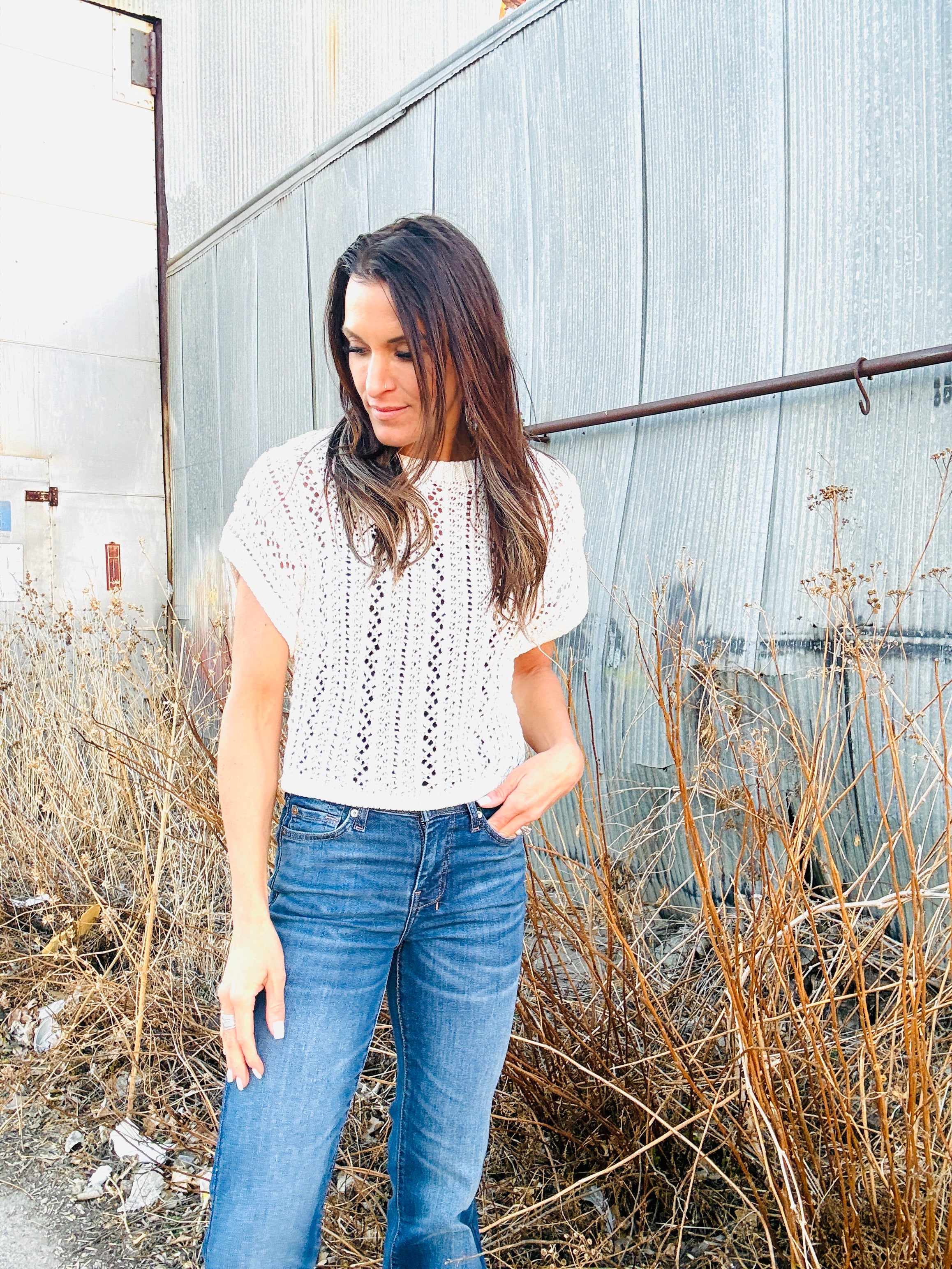 Z Supply Ballast Crochet Top