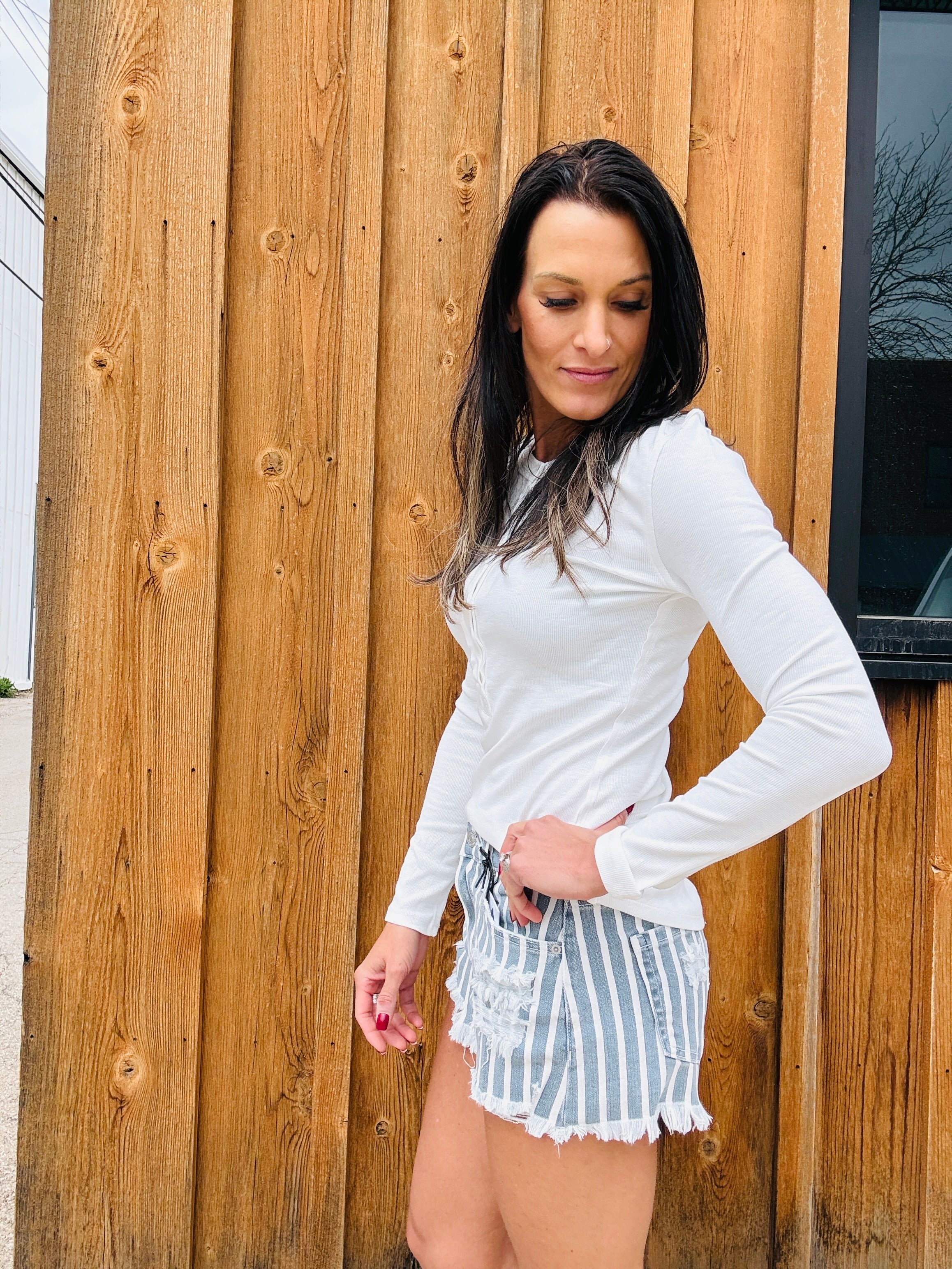 MICA HR Striped Shorts