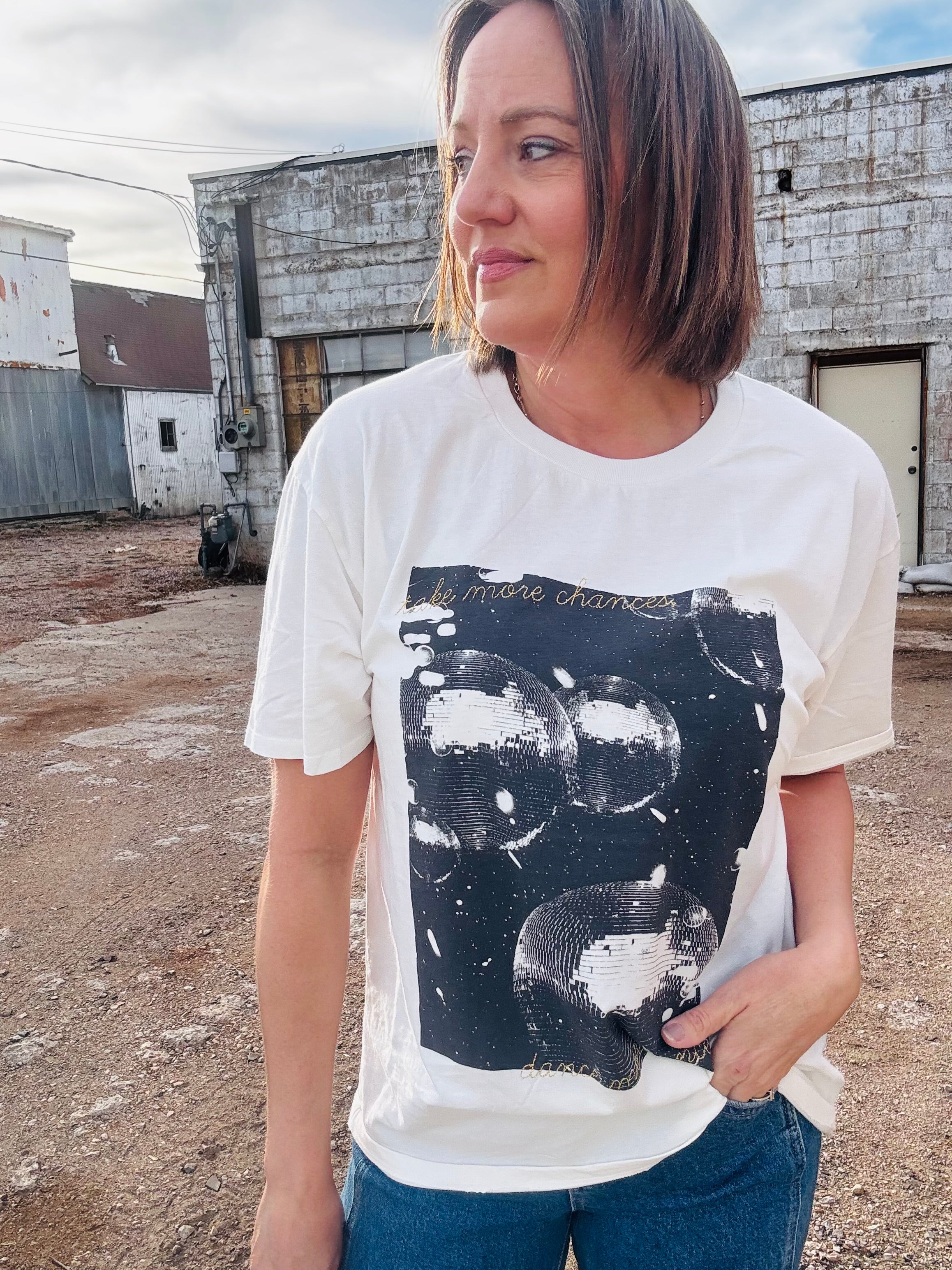 Z Supply Dance More Dances City Tee