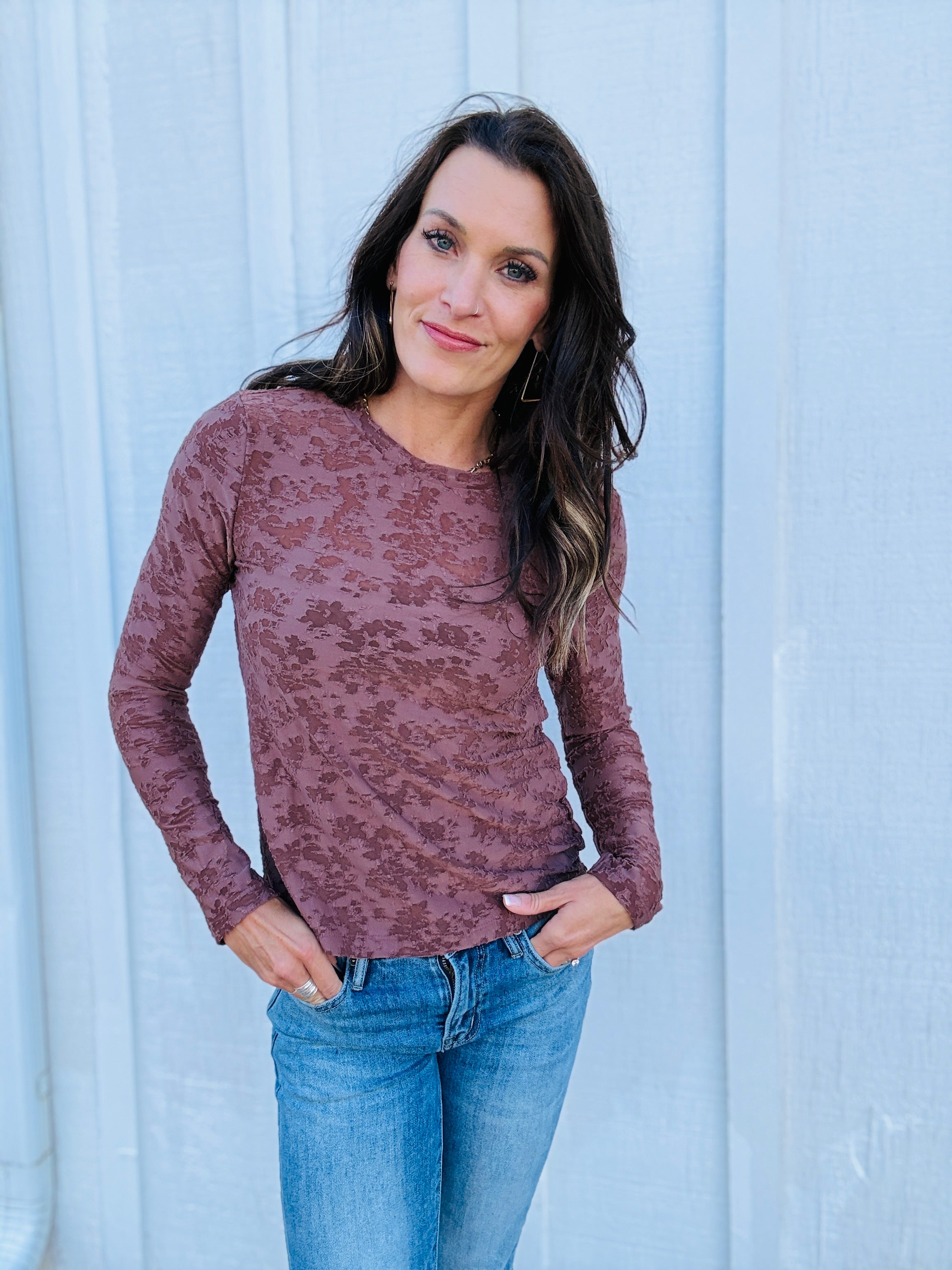 Dylan L/S Willa Knit Tee