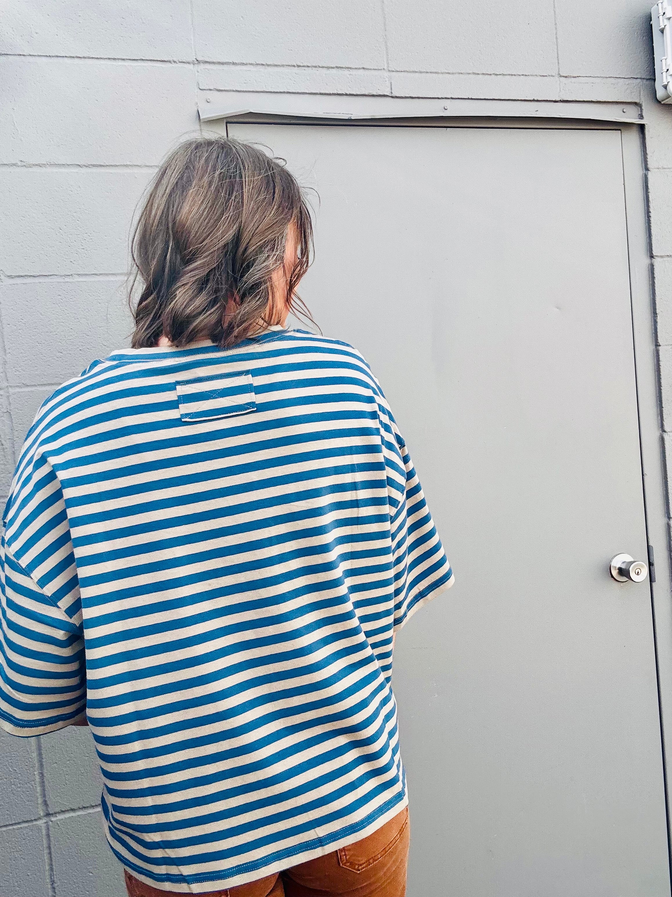 Striped Boyfriend Tee