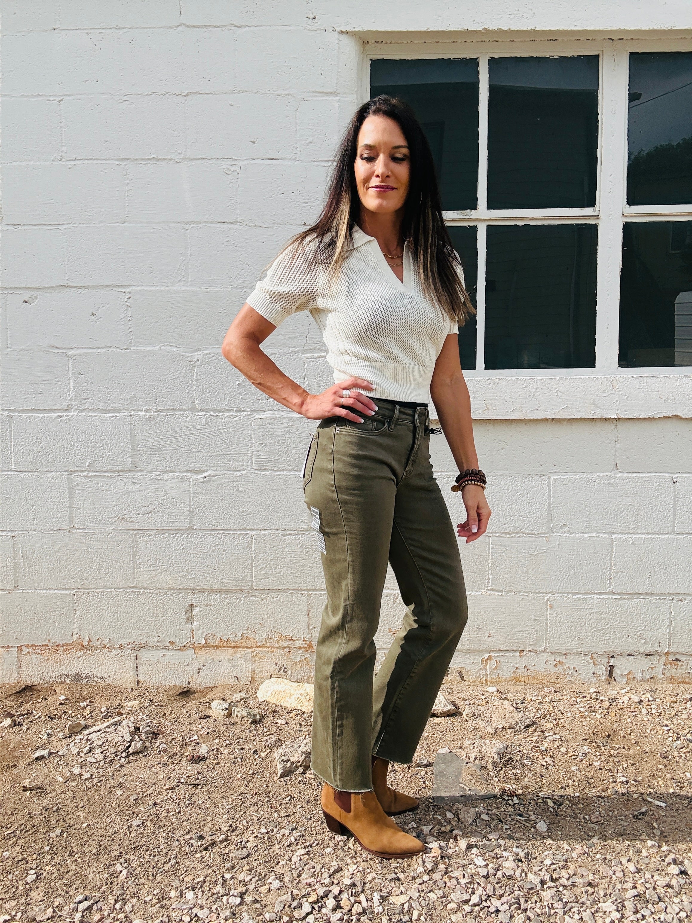 MICA HR Ankle Straight In Olive