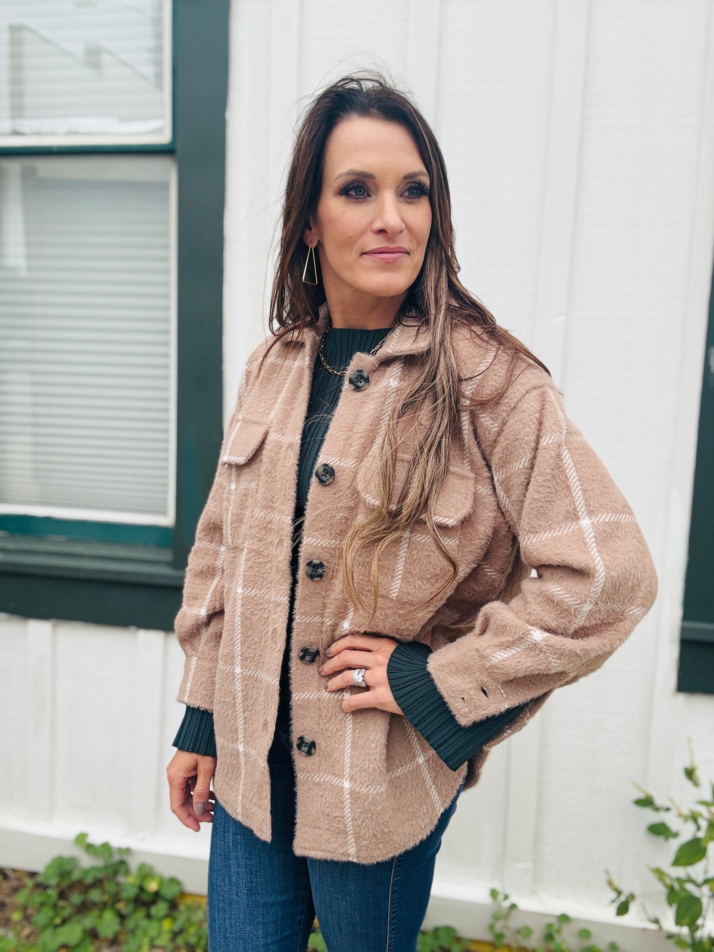 Z SUPPLY Plaid Tucker Jacket