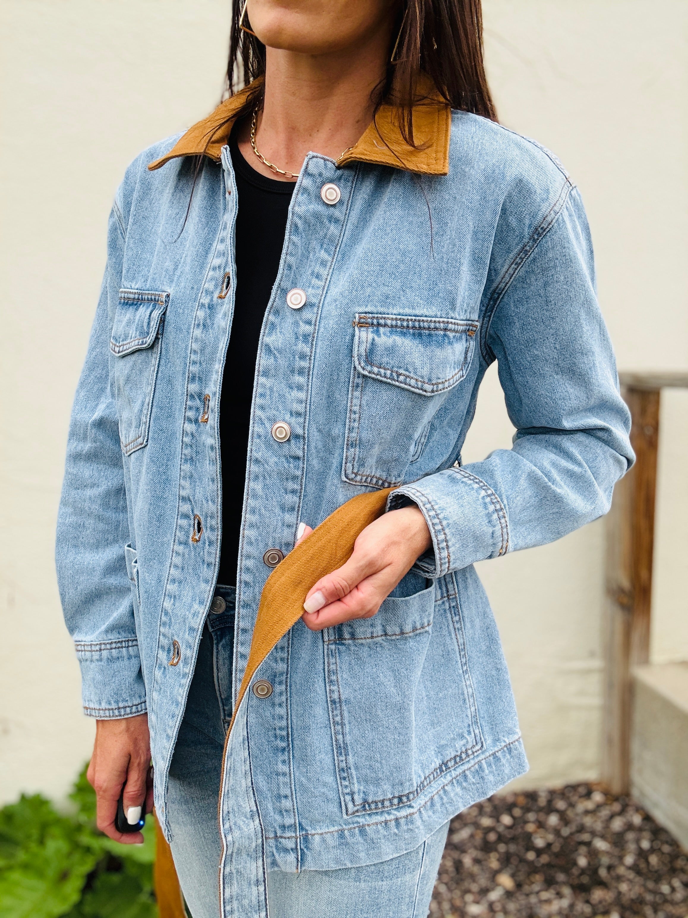 Elan Tie Waist Barn Jacket