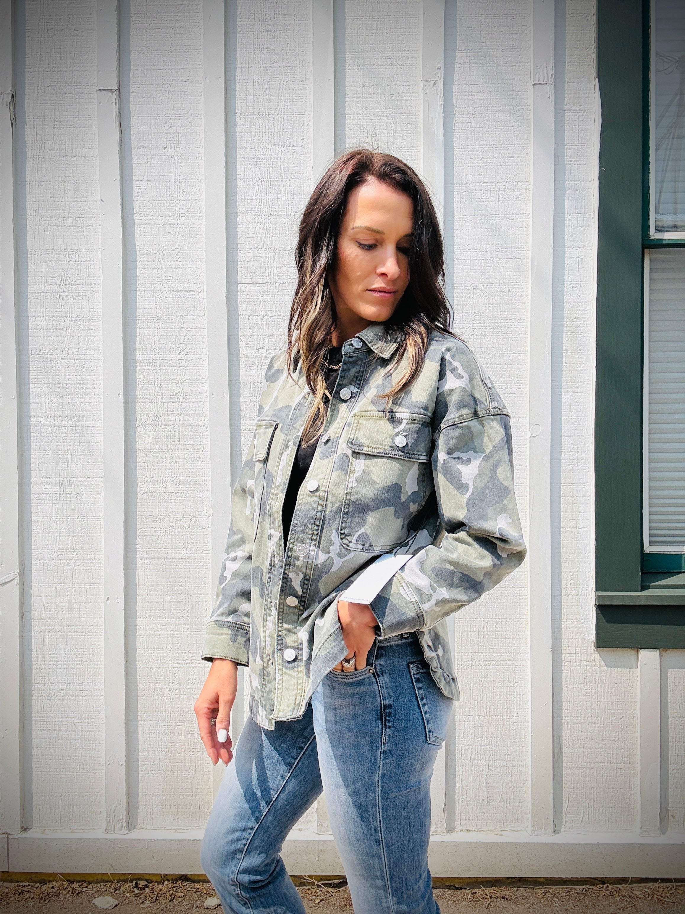MICA Camo Shacket