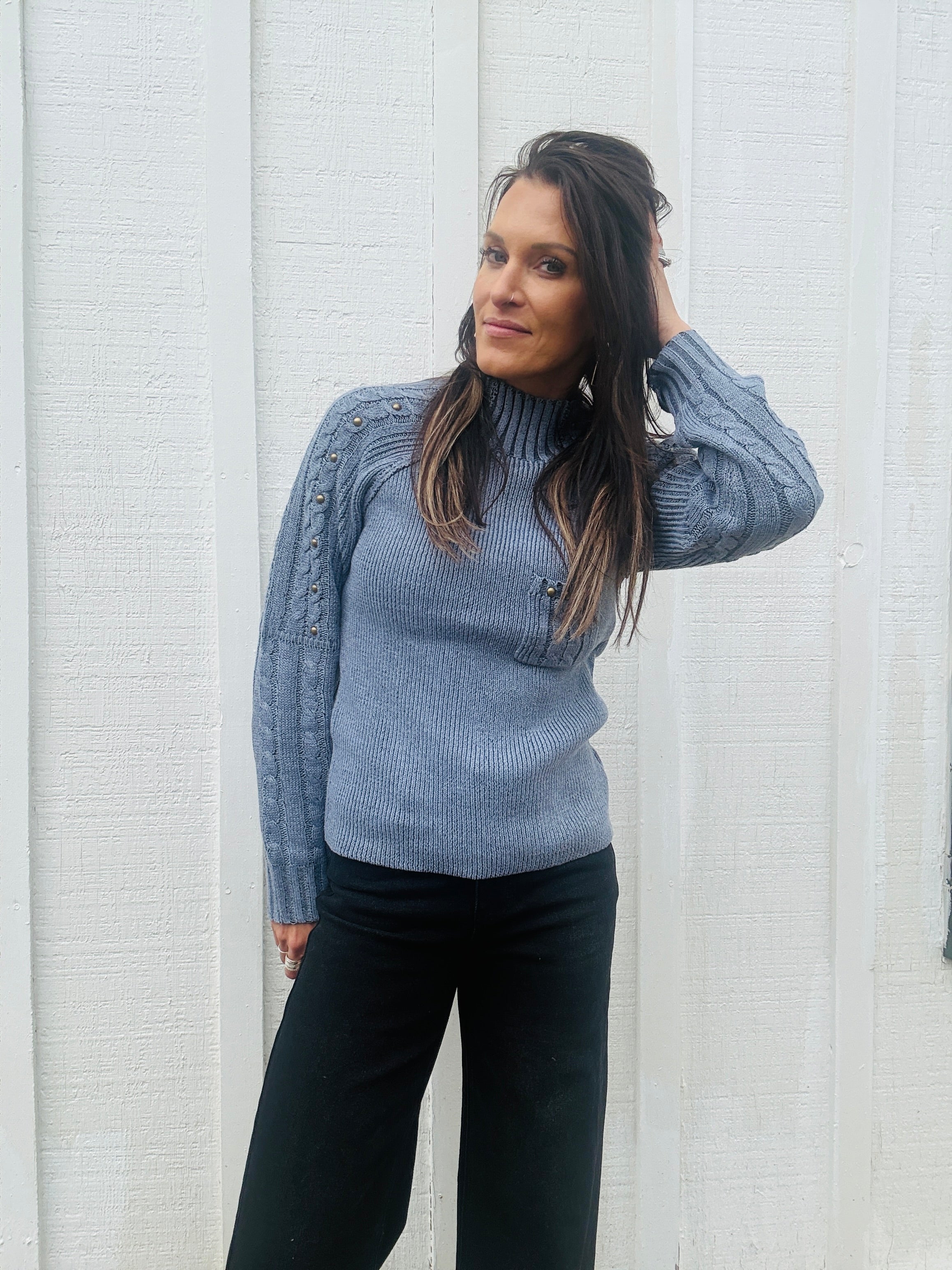 POL Stud Sweater