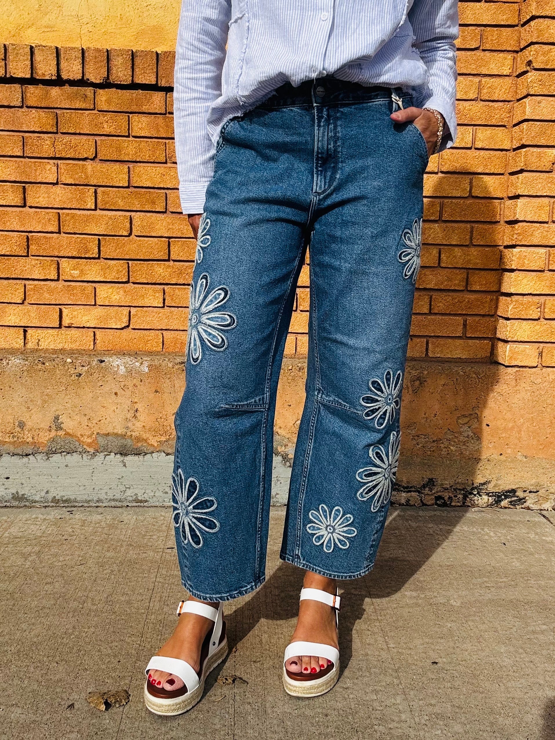 Driftwood Barbie Barrel x Daisy Patchwork