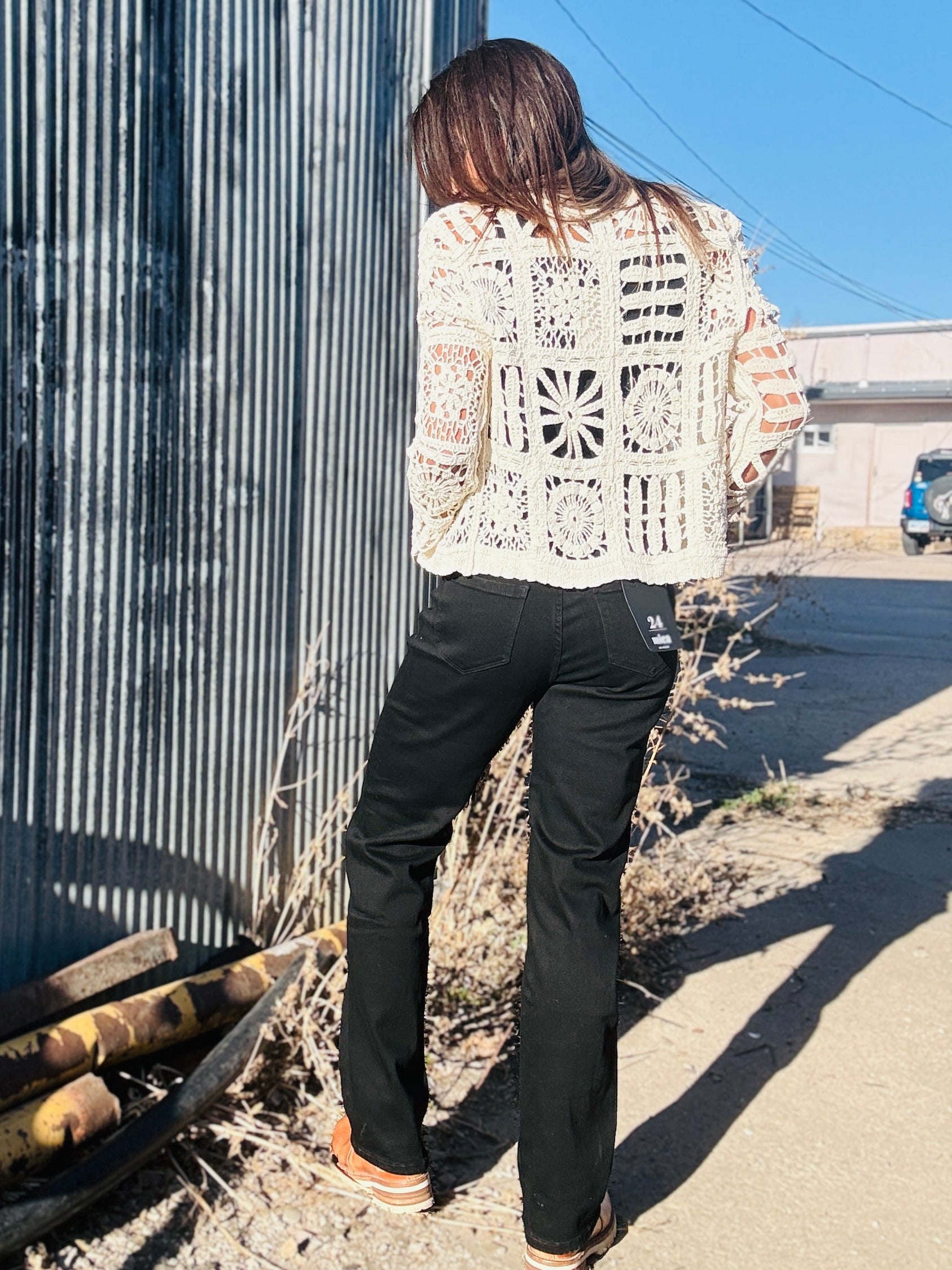 MICA HR Straight Smoky Black