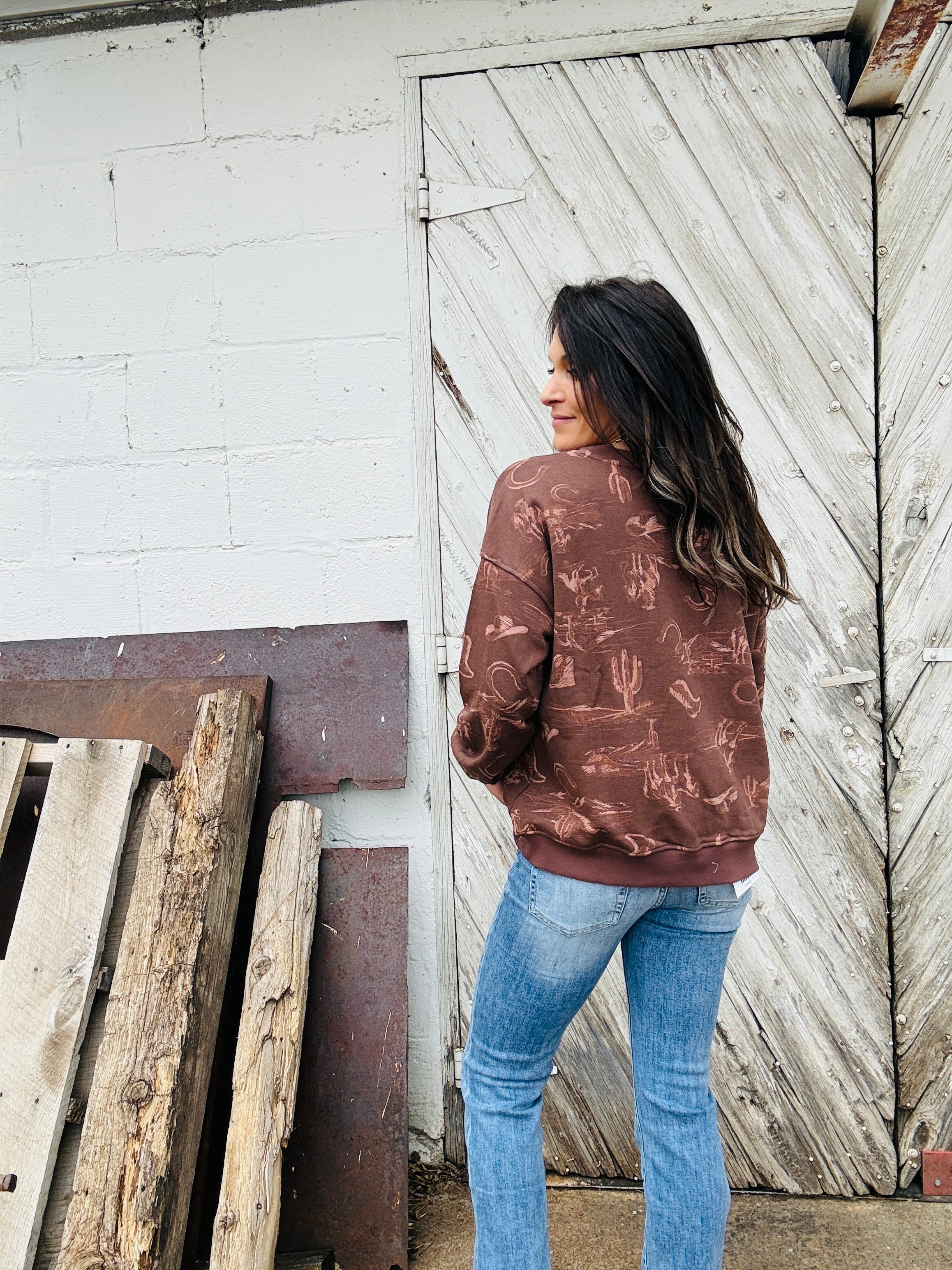 Shayla Western Sweatshirt