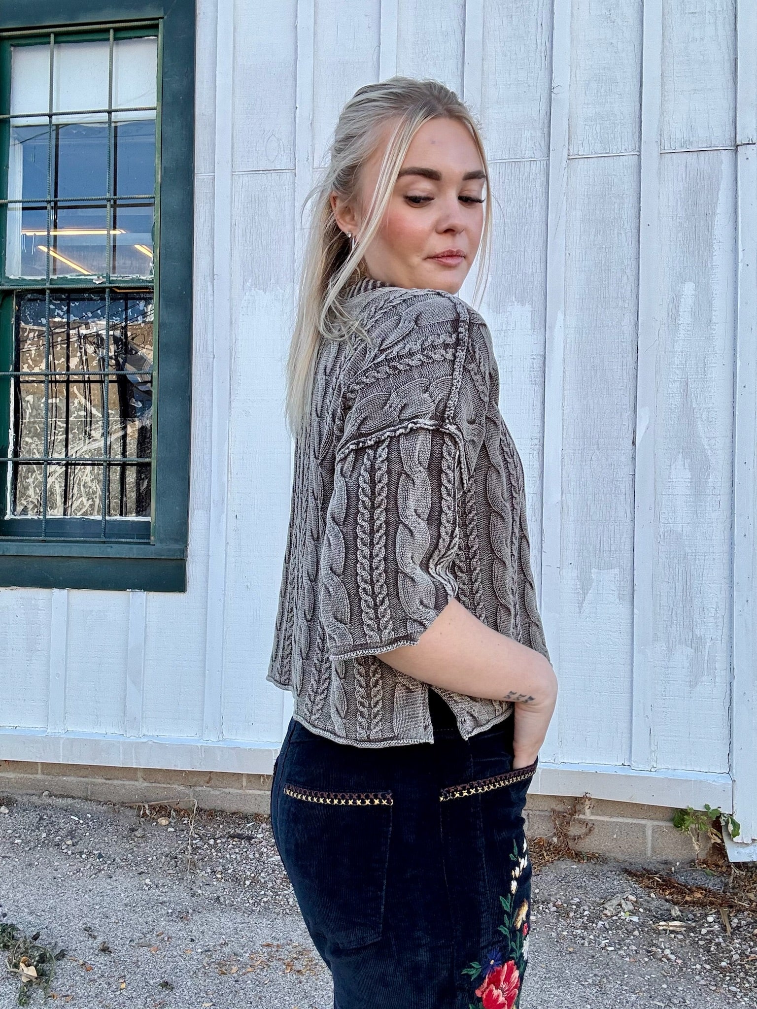 Rustic Charm Sweater