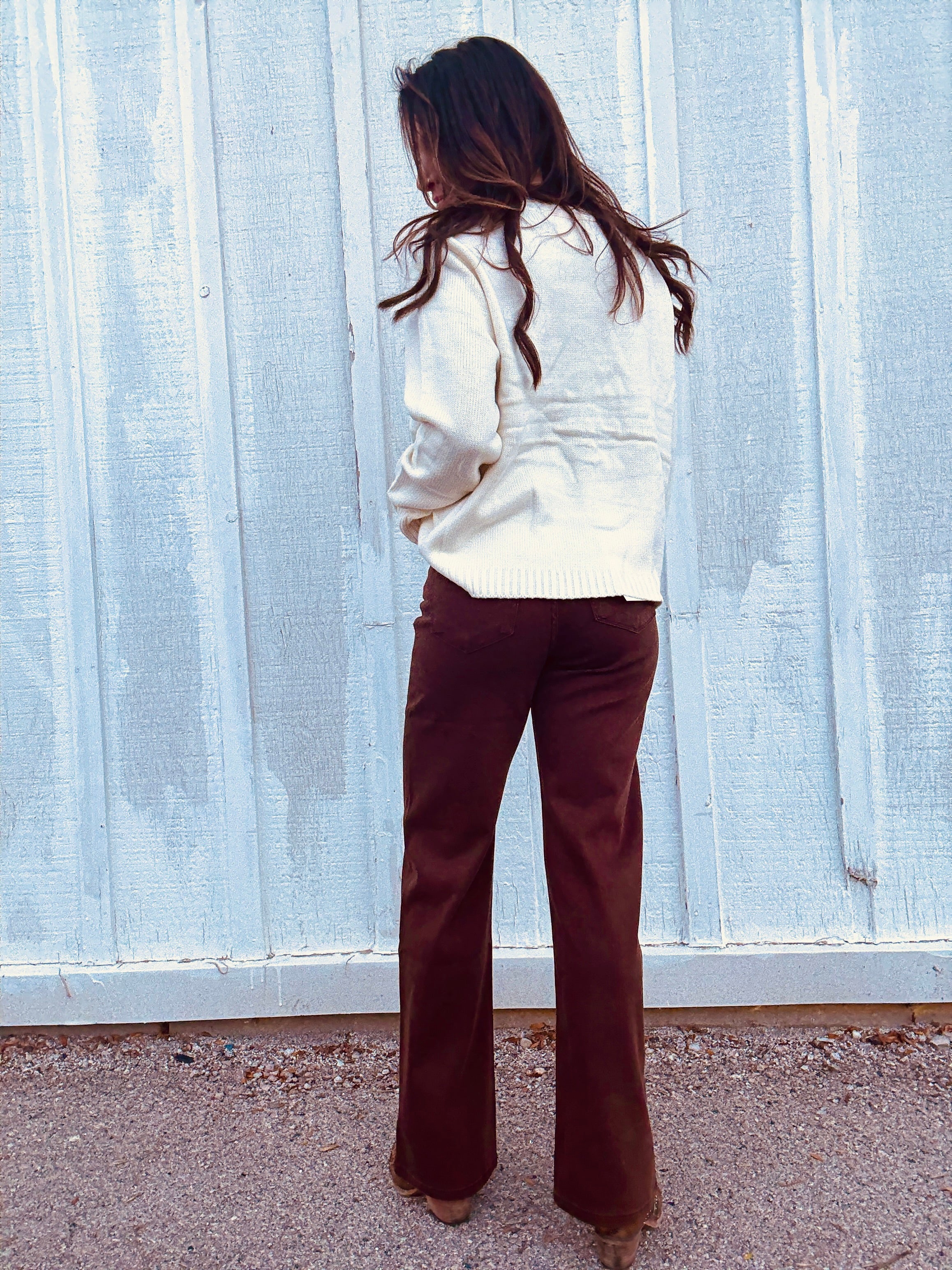 MICA HR Vintage Brown Wide Leg