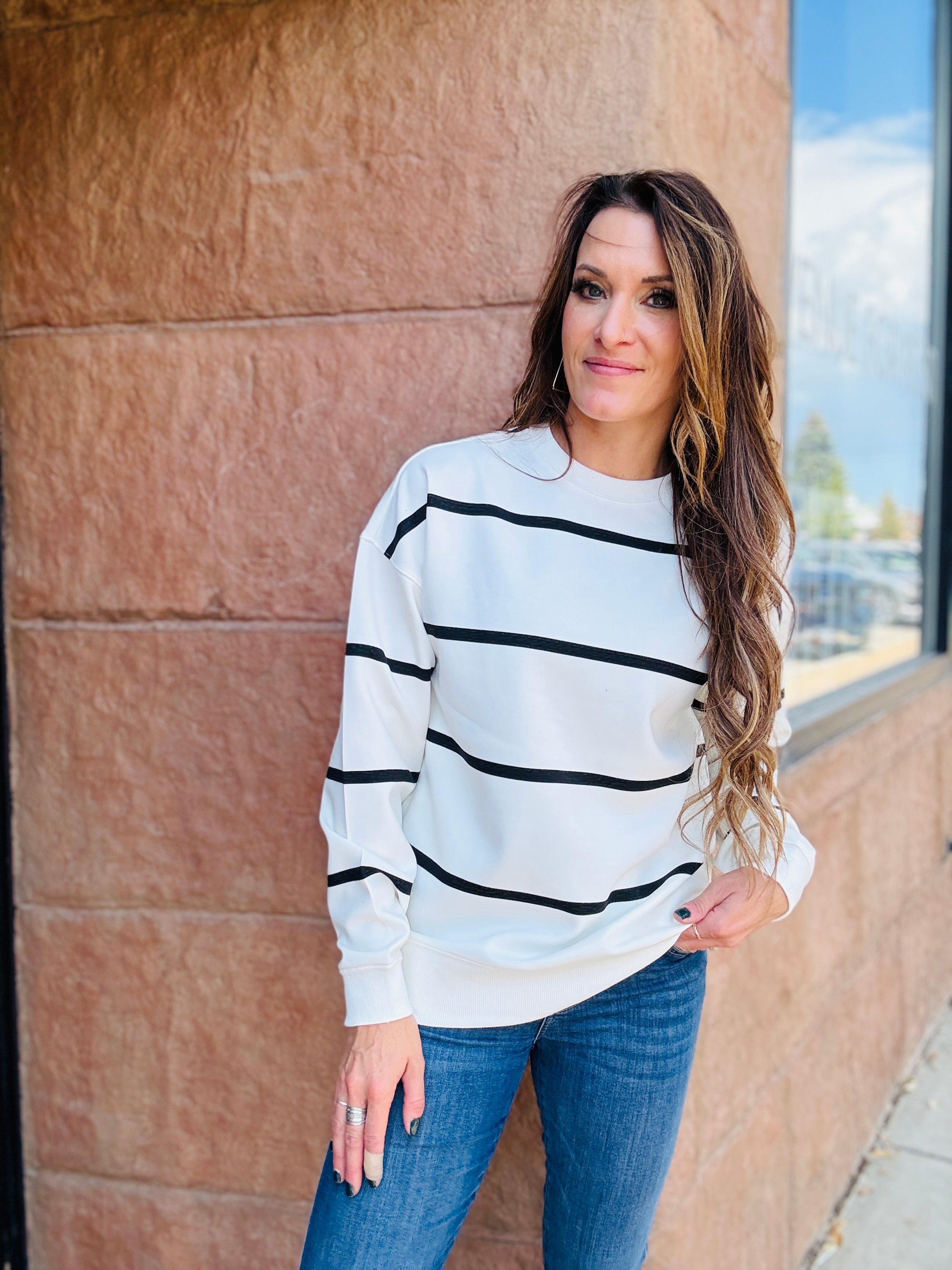 THREAD & SUPPLY Martina Oversized Crew