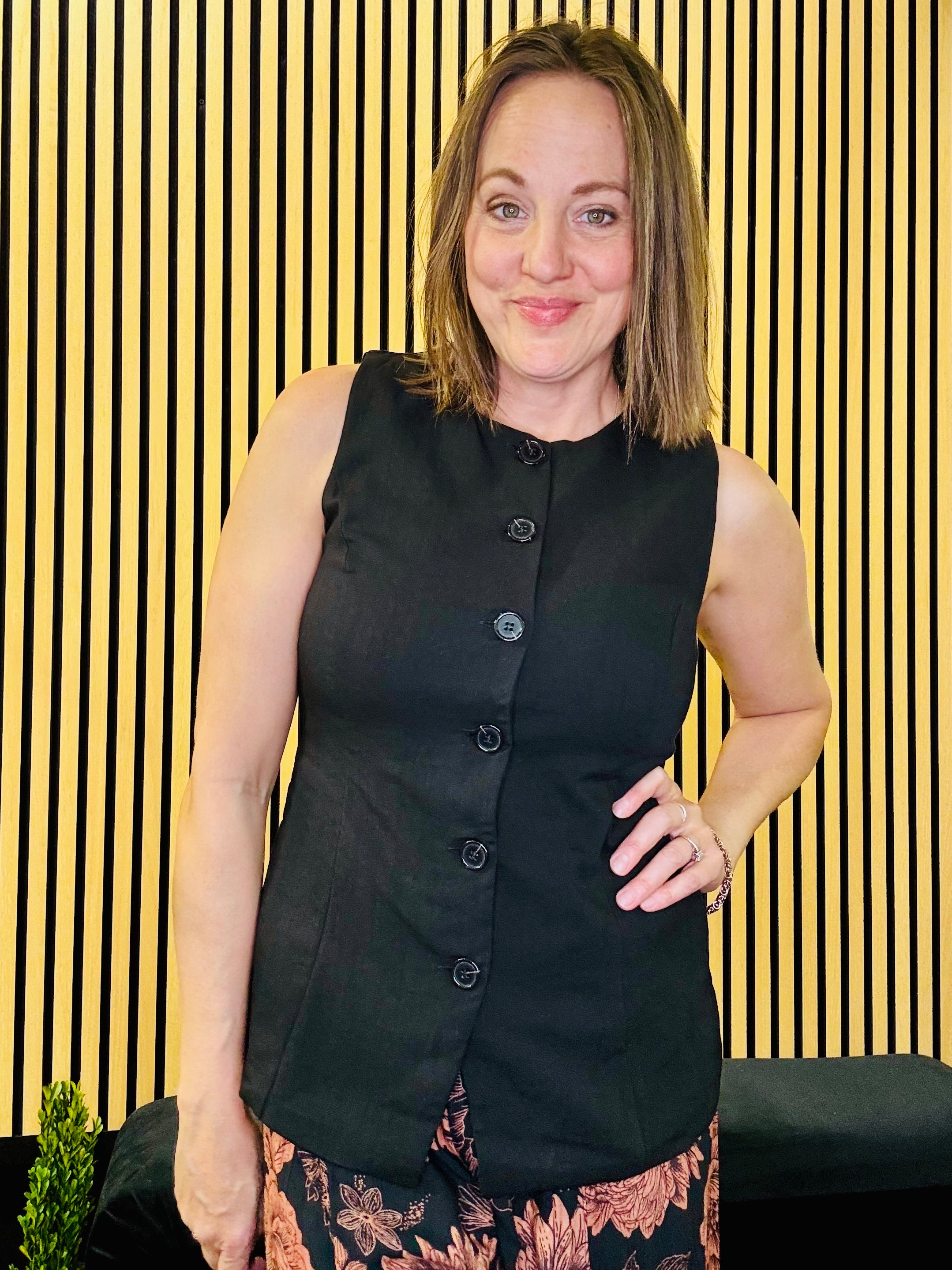 Riley Button Vest