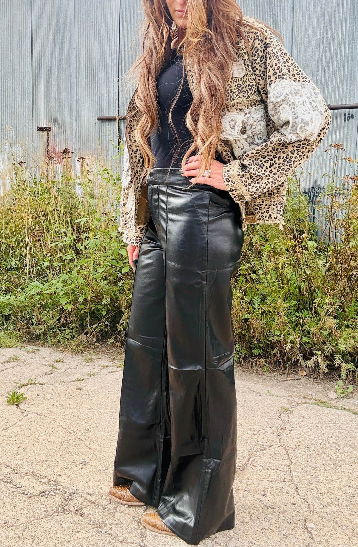 ELAN Faux Leather Pant — 2BG Boutique