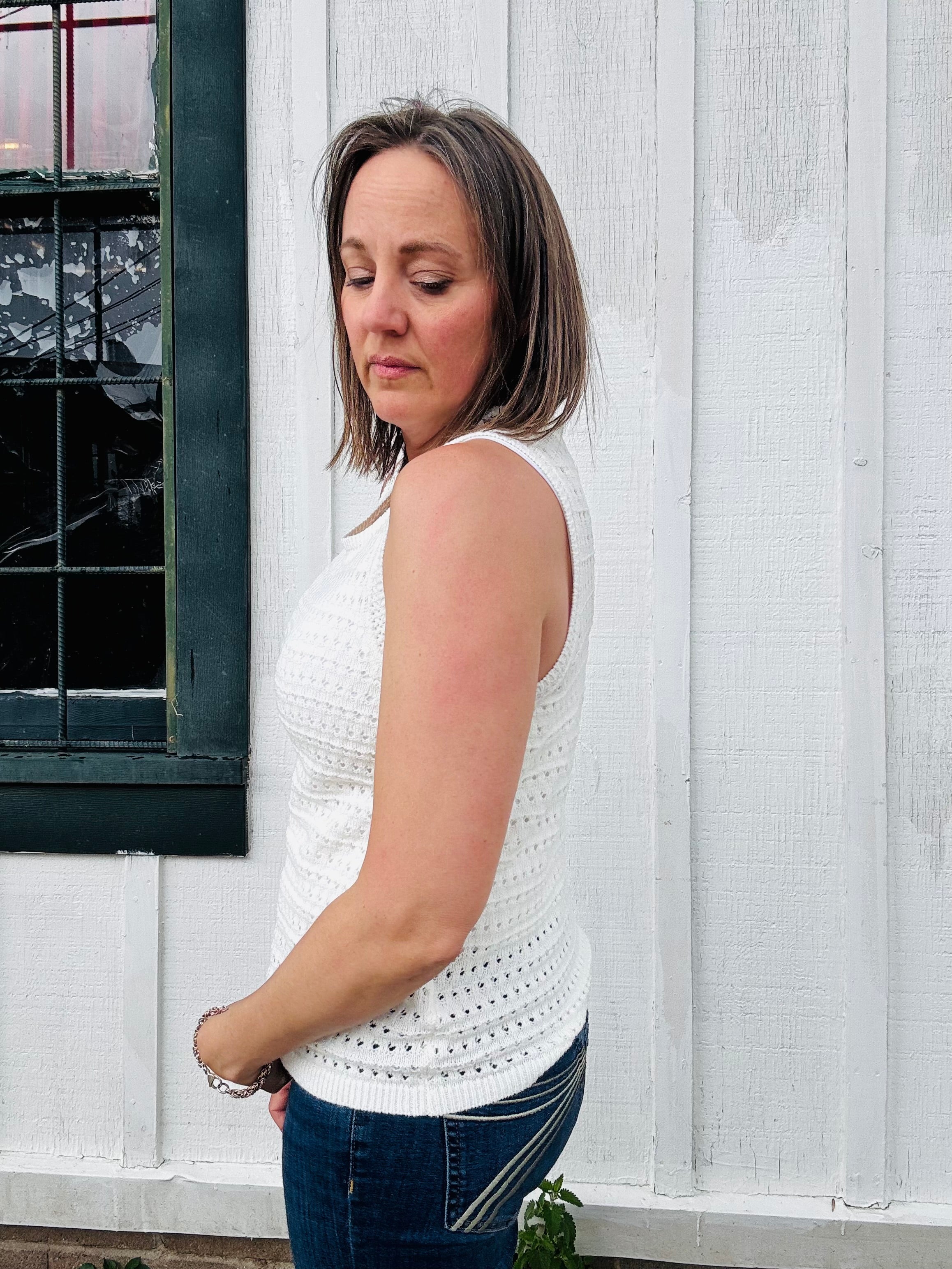 Chelsey Knit SS Sweater
