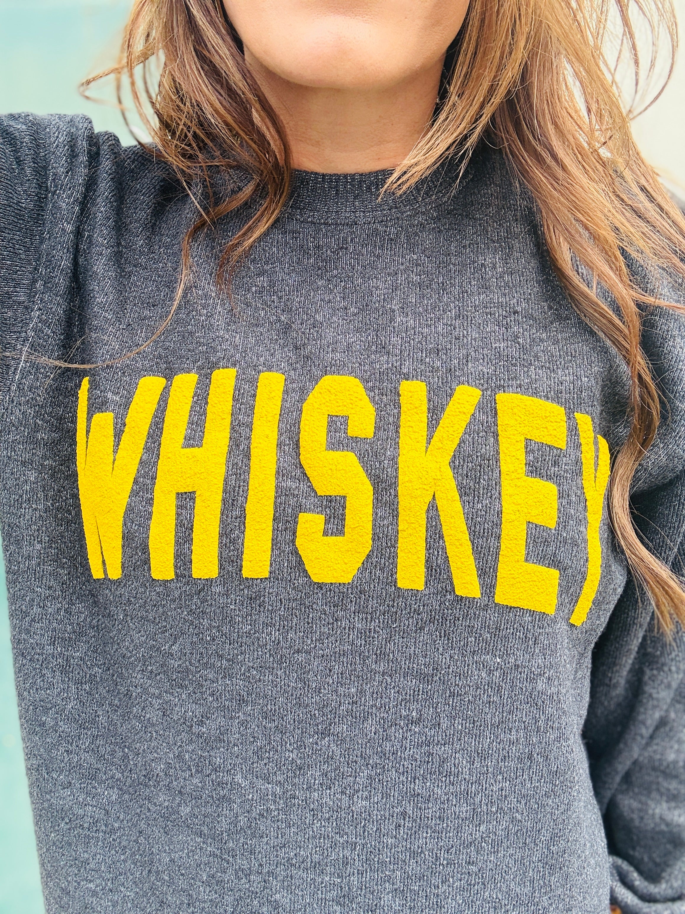 Whiskey Knit Sweatshirt