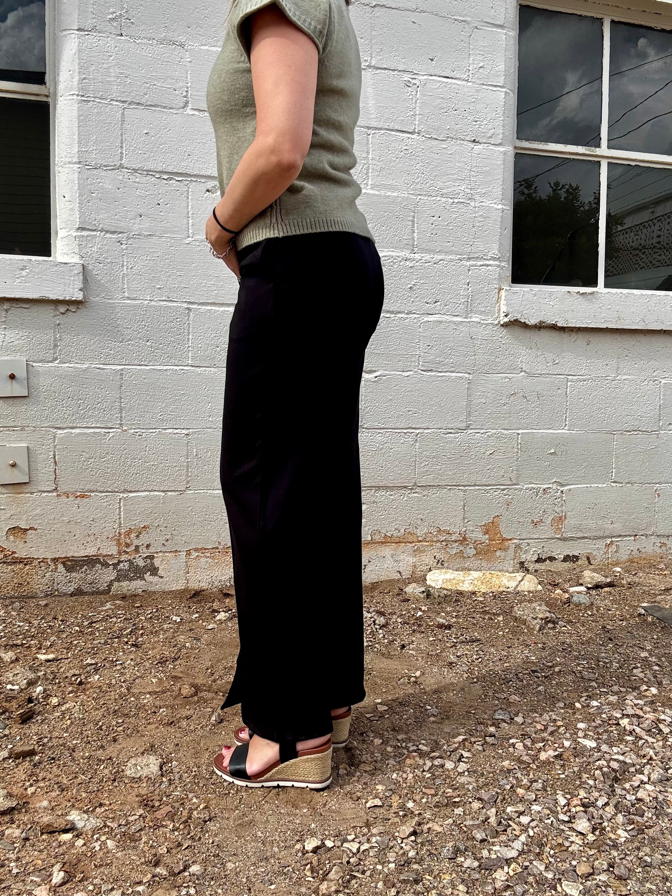 ELAN Hadley Split-Hem Pants