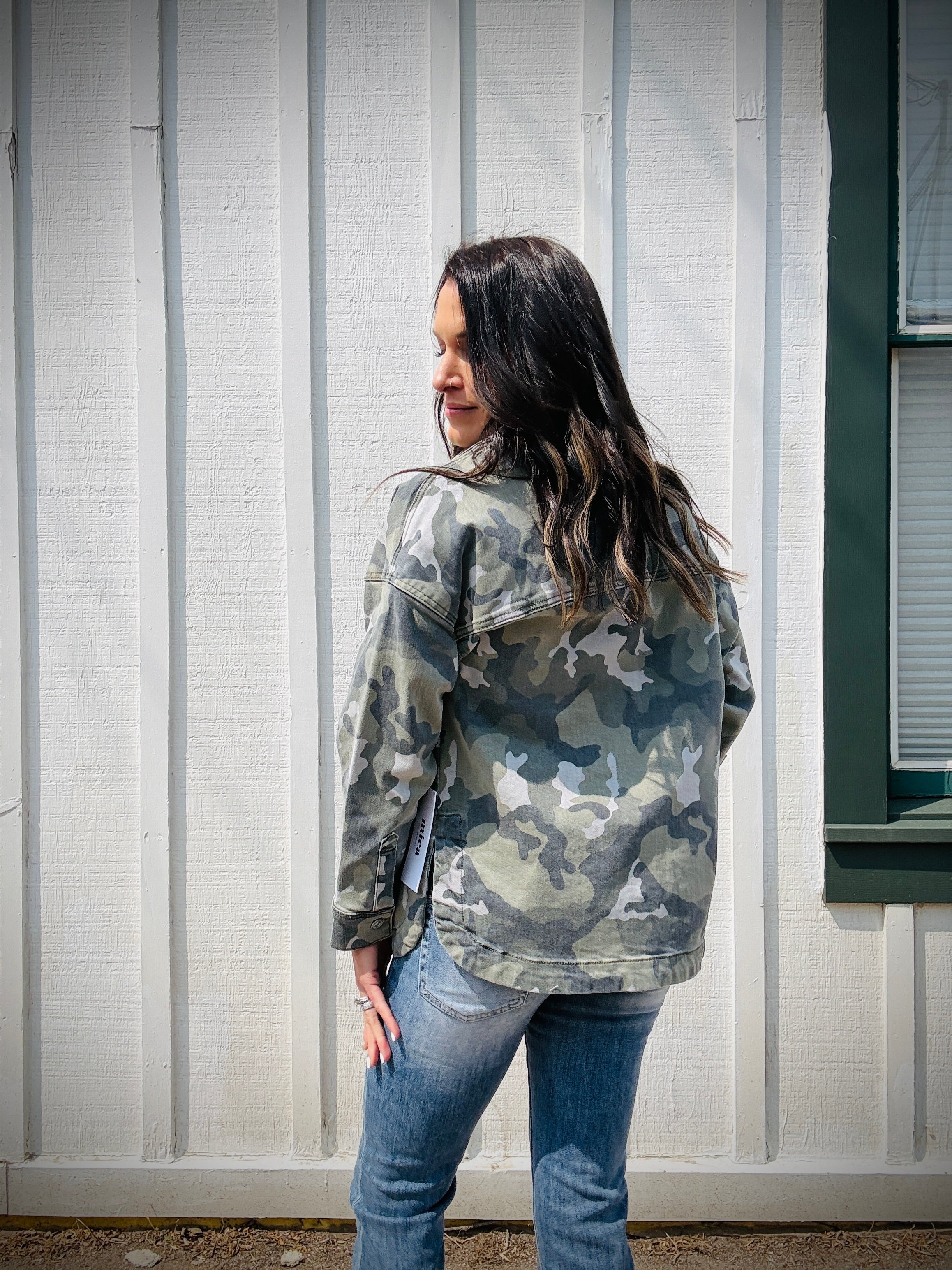 MICA Camo Shacket